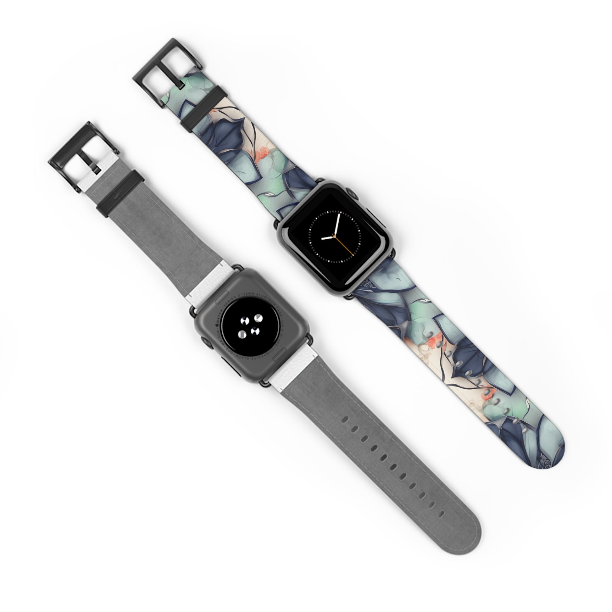 Midnight Mosaic Designer Apple Watch Band - Premium Custom Strap for Series 1-9, SE & Ultra - Artistic Vegan Leather