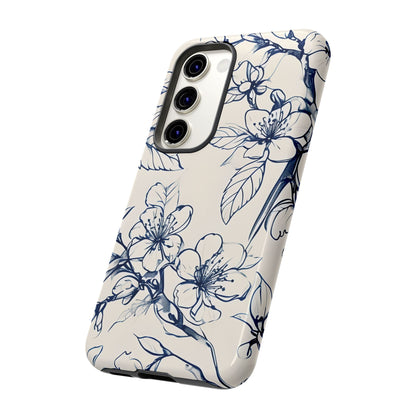 Blossom Sketch Samsung Galaxy Tough Case