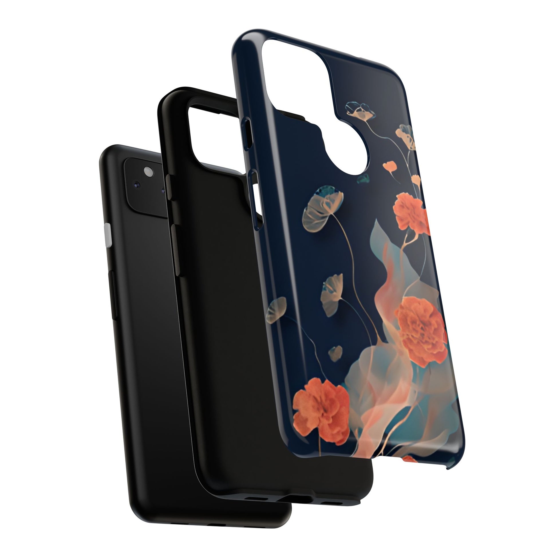 Lotus Reverie - Elegant Artistic Floral Google Pixel 4a 5G Tough Phone Case - Painterly Lotus Blossom Design