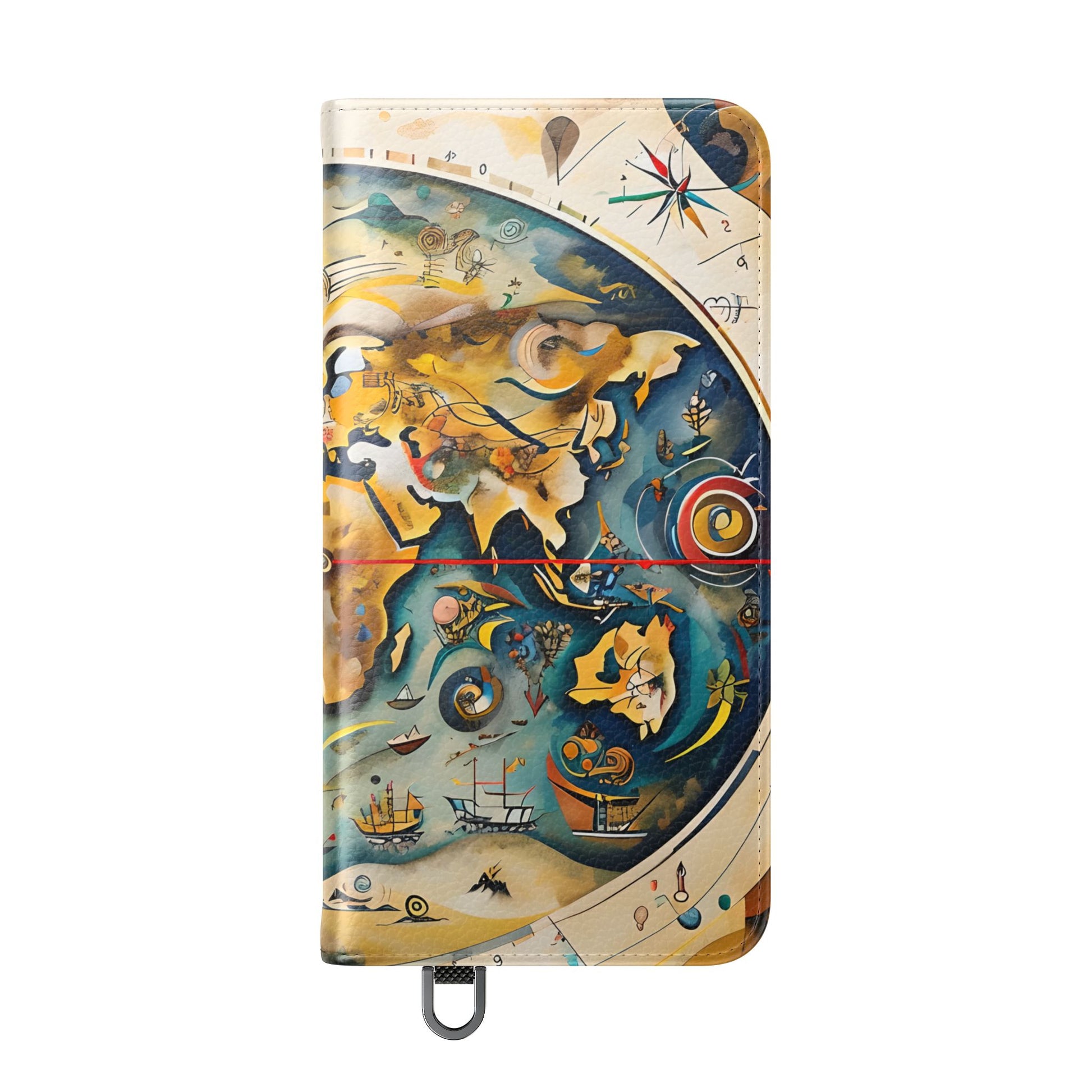 Celestial Map - Vintage-Inspired Phone Wallet Case for Samsung Galaxy S25