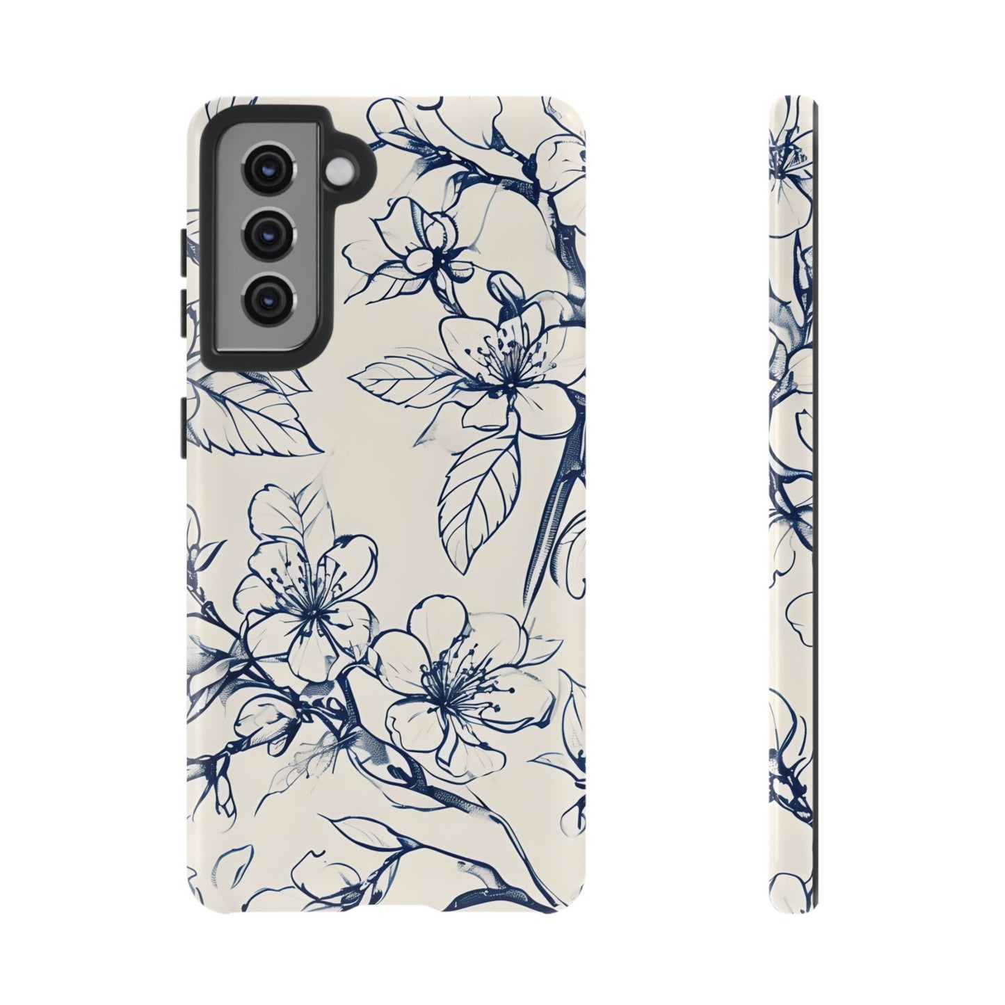 Blossom Sketch Samsung Galaxy Tough Case