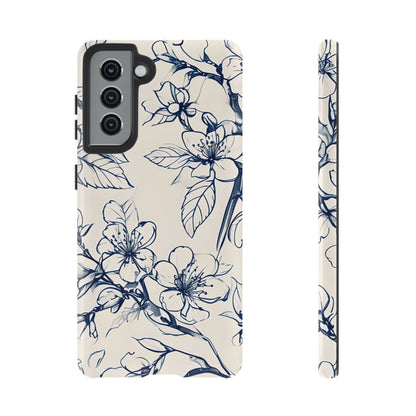 Blossom Sketch Samsung Galaxy Tough Case
