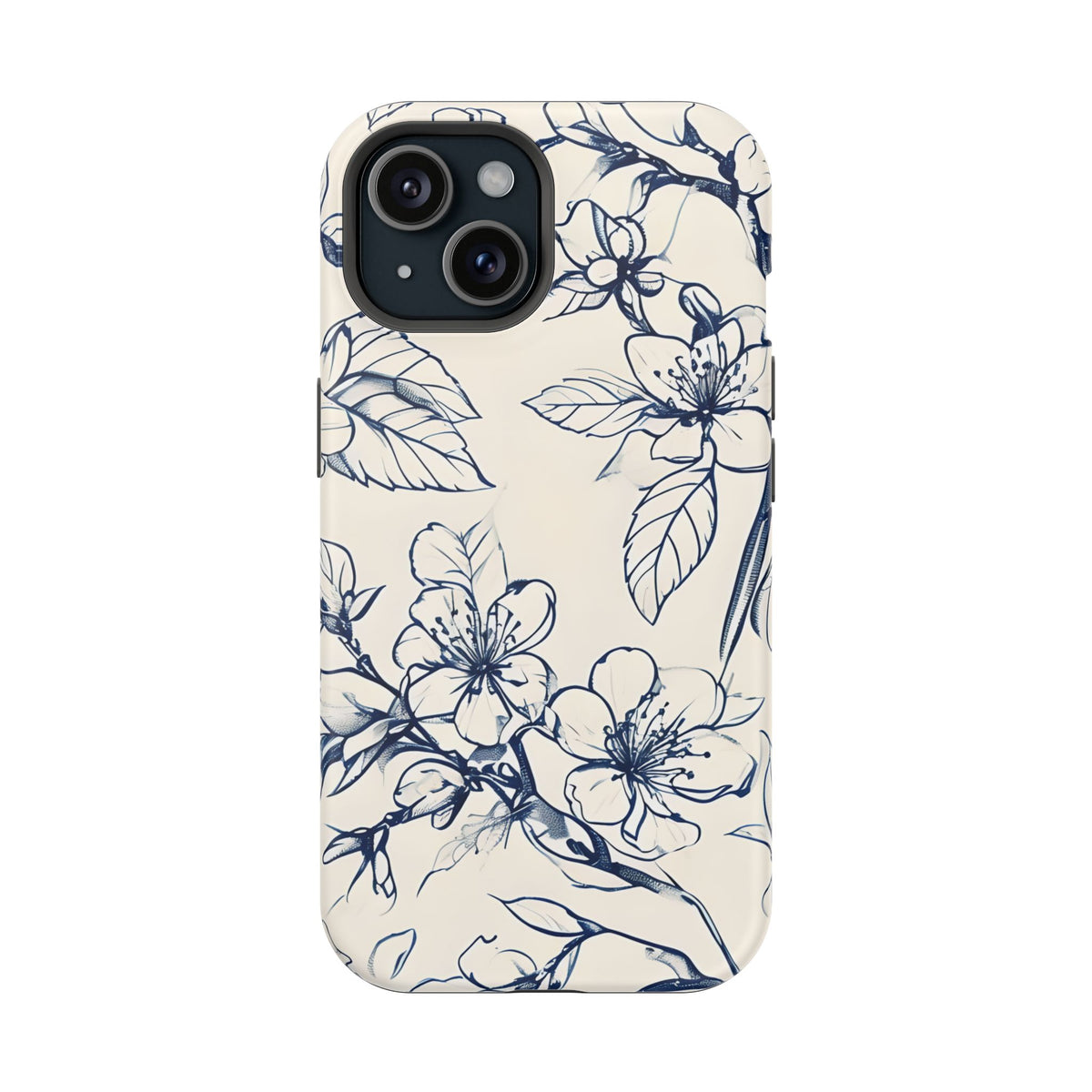 Blossom Sketch iPhone MagSafe Case