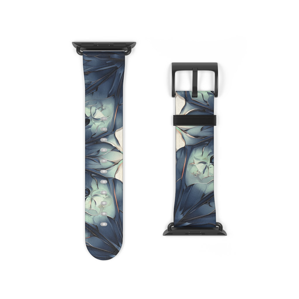 Indigo Mosaic Apple Watch Band Strap - Timeless Design for your Timepiece