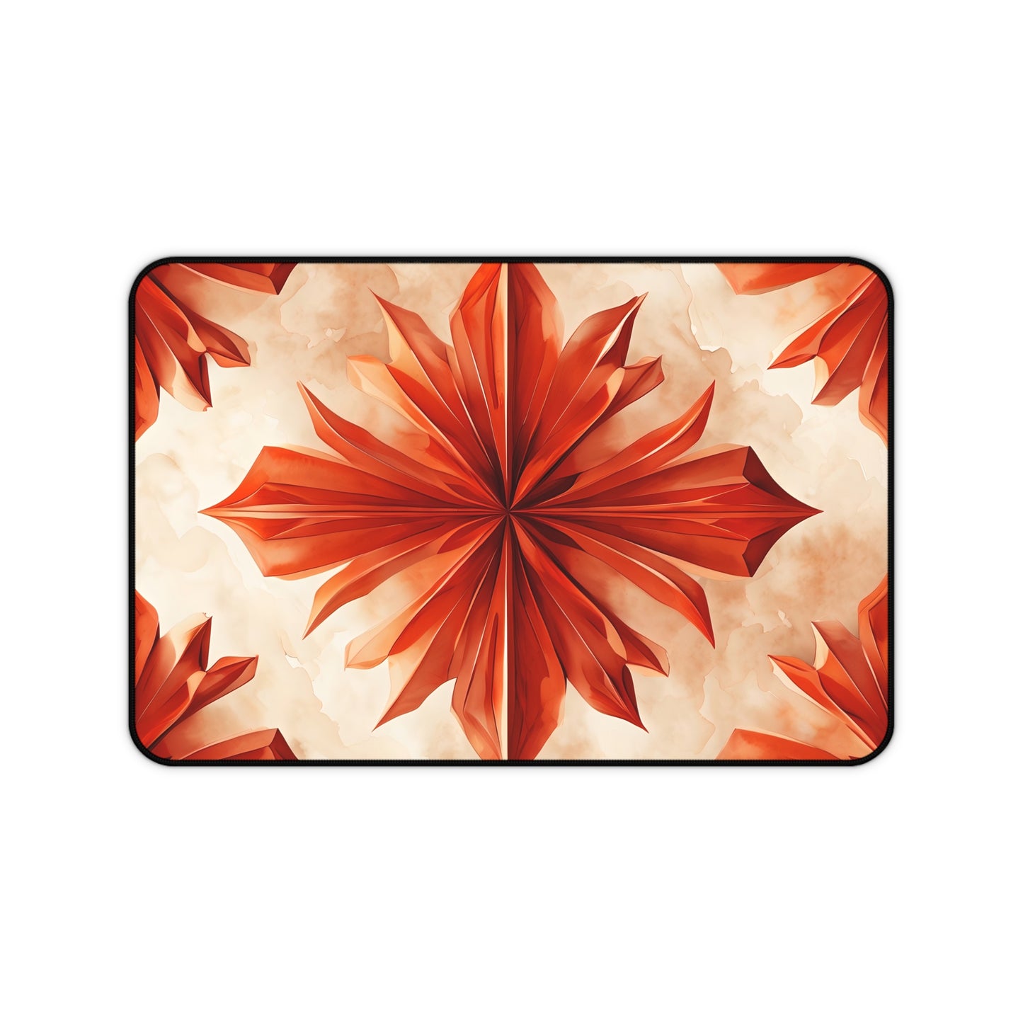 Sunset Fleur Designer Desk Mat - Premium Office Desk Pad, 3 Sizes Available, Artistic Workspace Protection