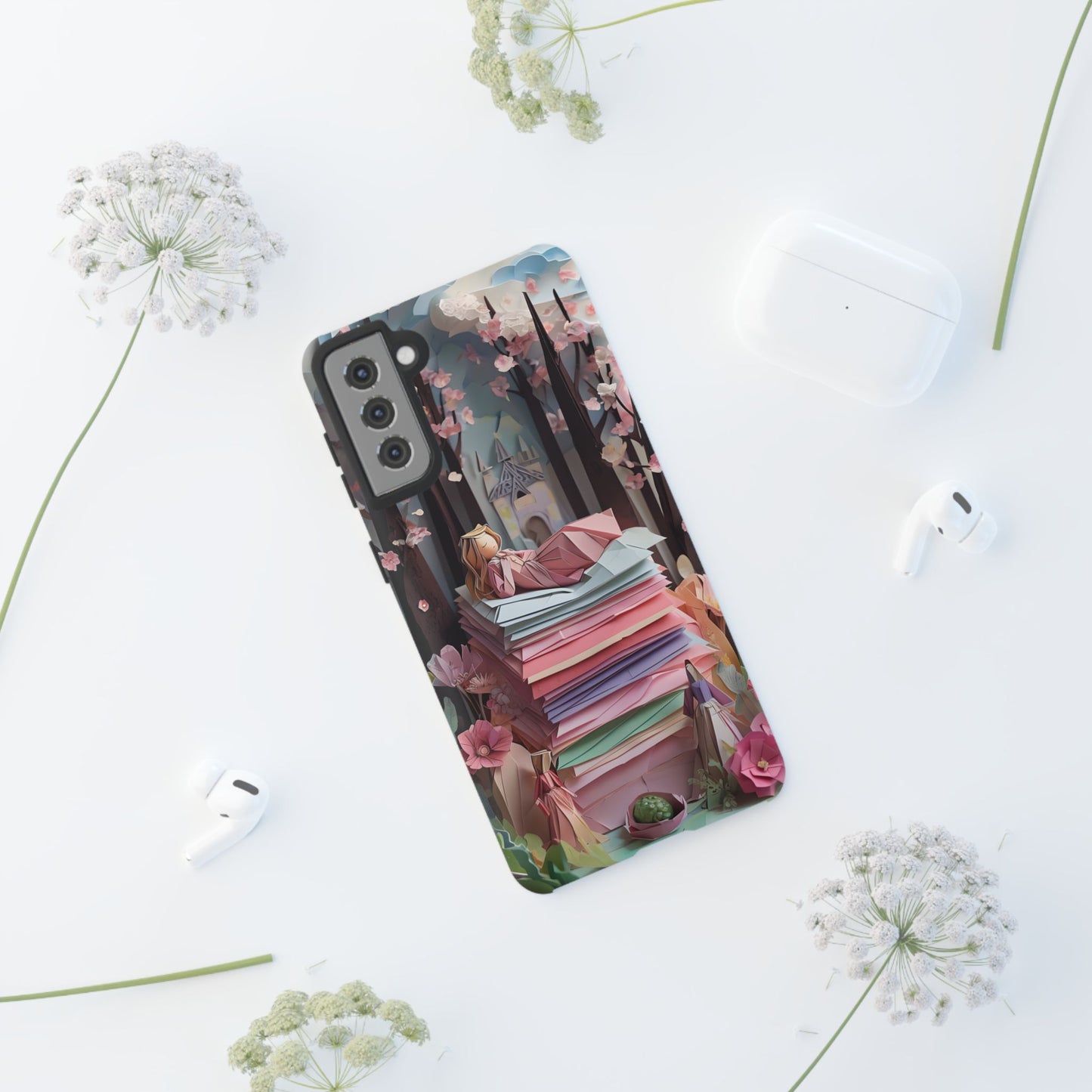 A Good Night's Sleep - Samsung Galaxy - Tough Phone Case -Whimsical Fantasy Floral Design