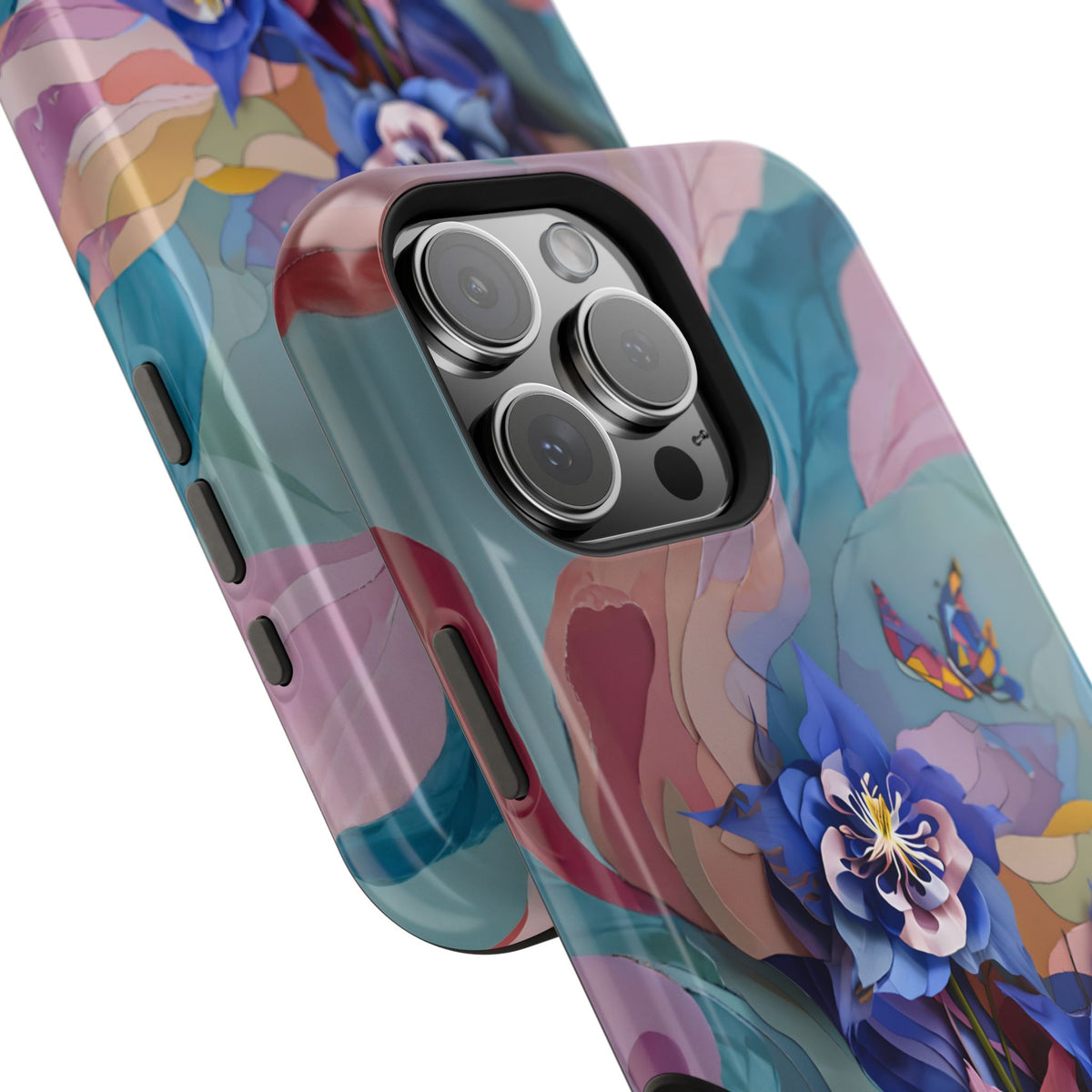 Blue Columbine Carnivale iPhone MagSafe Case