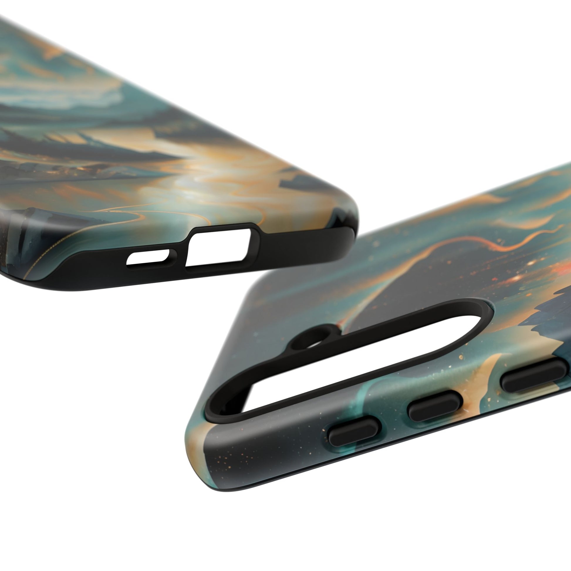 Aurora Dreamscape Samsung Galaxy S24 Plus Tough Case - Artistic Northern Lights Cover - Premium Abstract Design