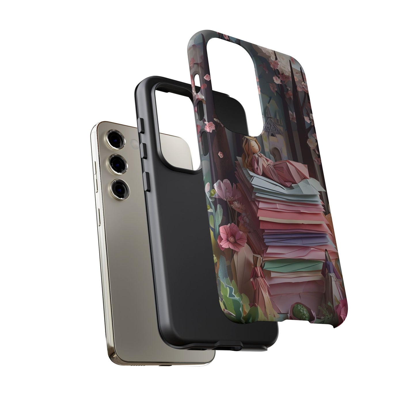 A Good Night's Sleep - Samsung Galaxy - Tough Phone Case -Whimsical Fantasy Floral Design