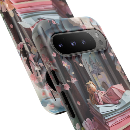 A Good Night's Sleep - Google Pixel - Tough Phone Case -Whimsical Fantasy Floral Design