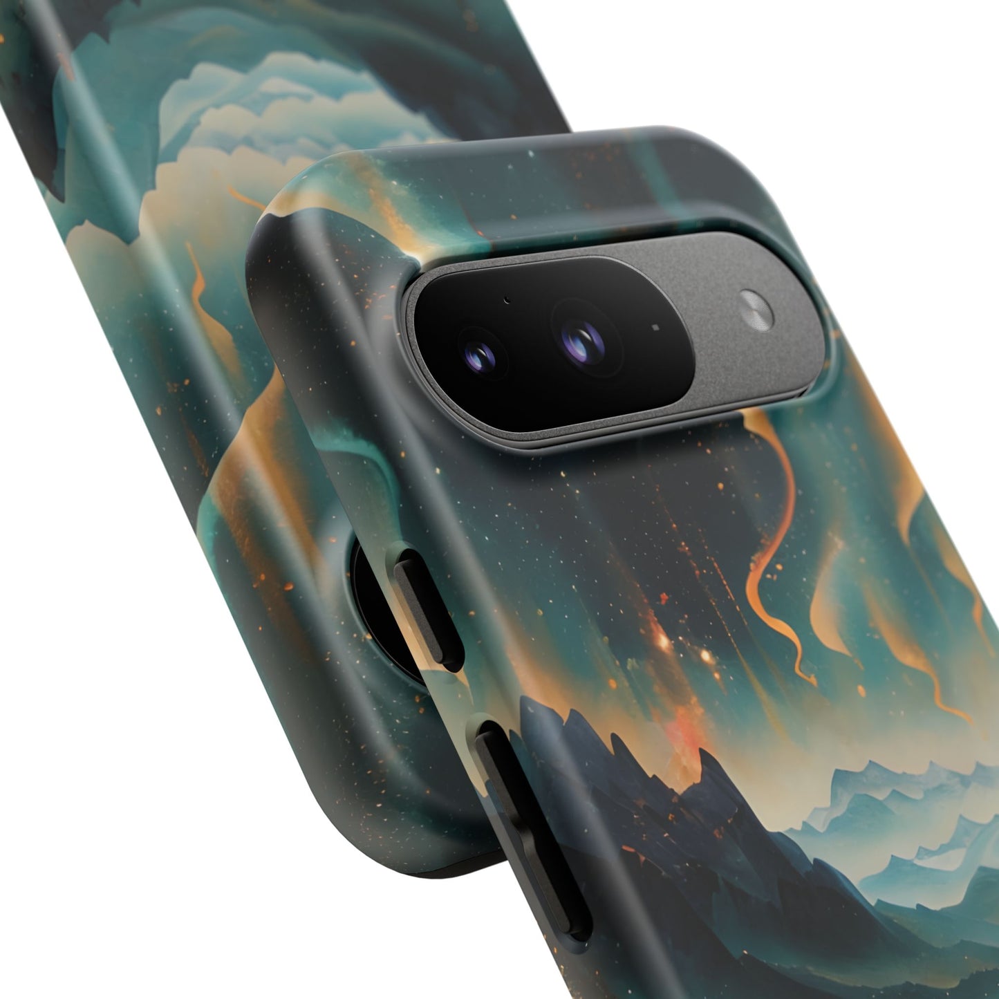 Aurora Dreamscape Tough Case for Google Pixel - Northern Lights Artistic Shockproof Cover, Elegant Protective Phone Case