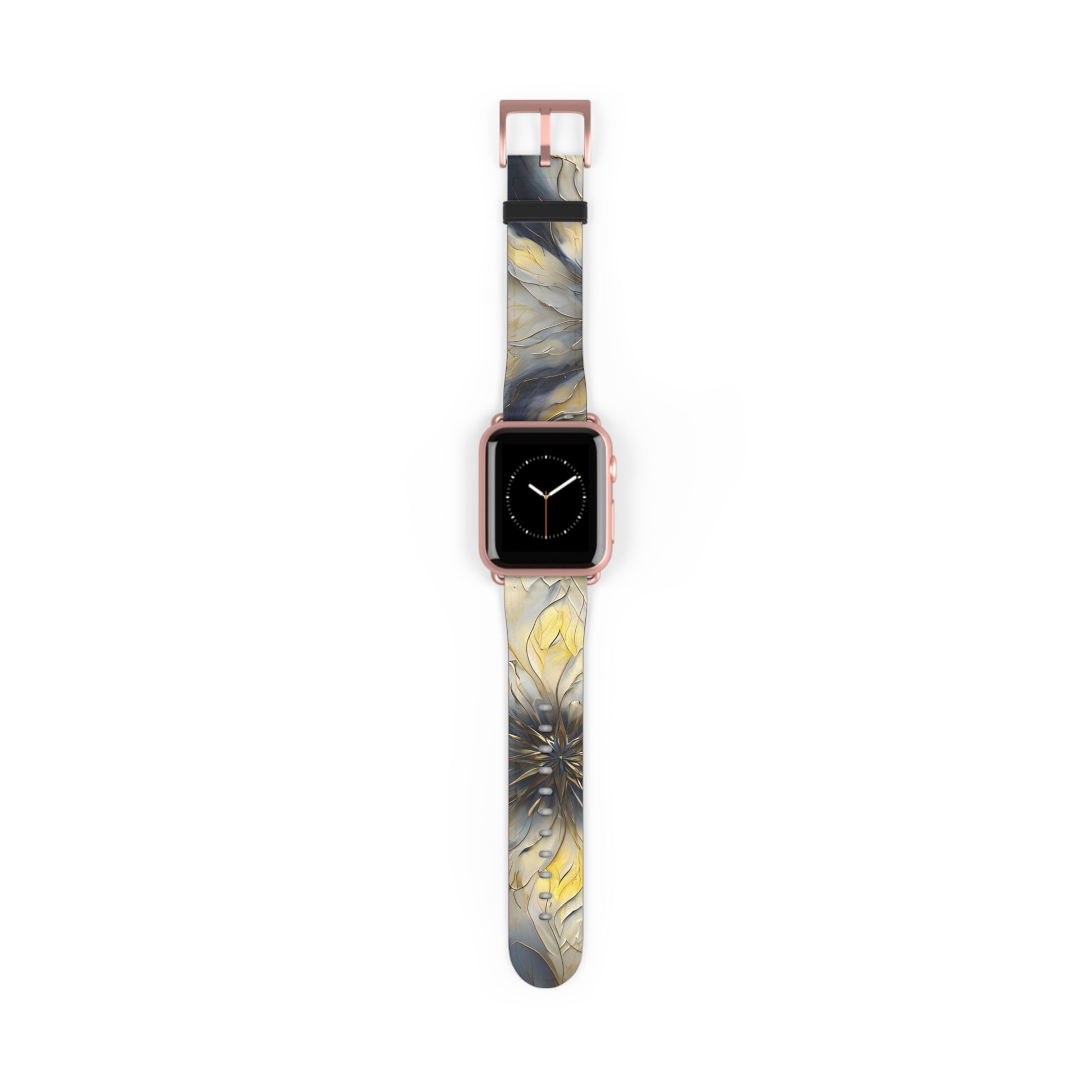 Luminous Petal Designer Watch Band - Artistic Nylon Strap for Apple Watch - Premium, Comfortable, Gift-Ready