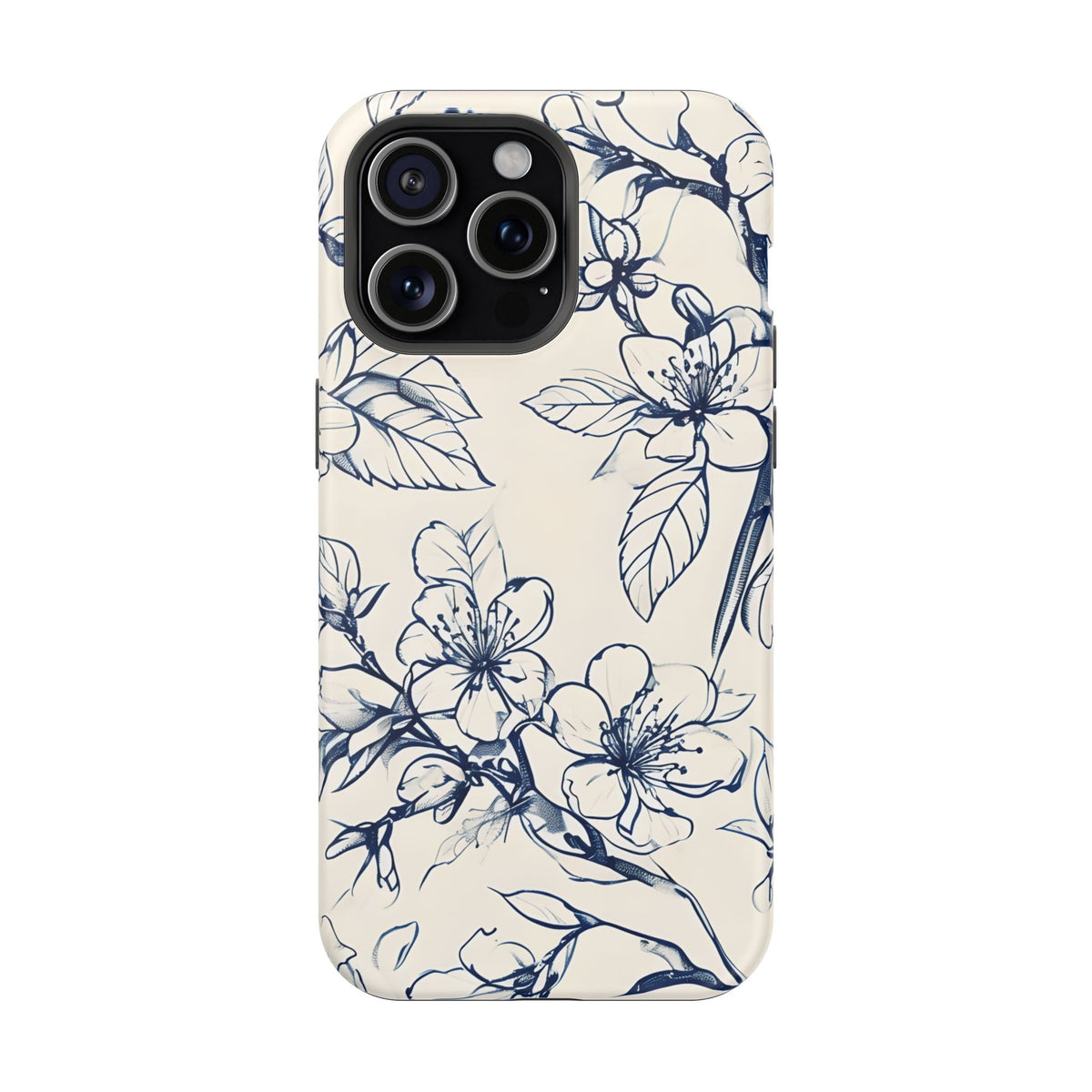 Blossom Sketch iPhone MagSafe Case