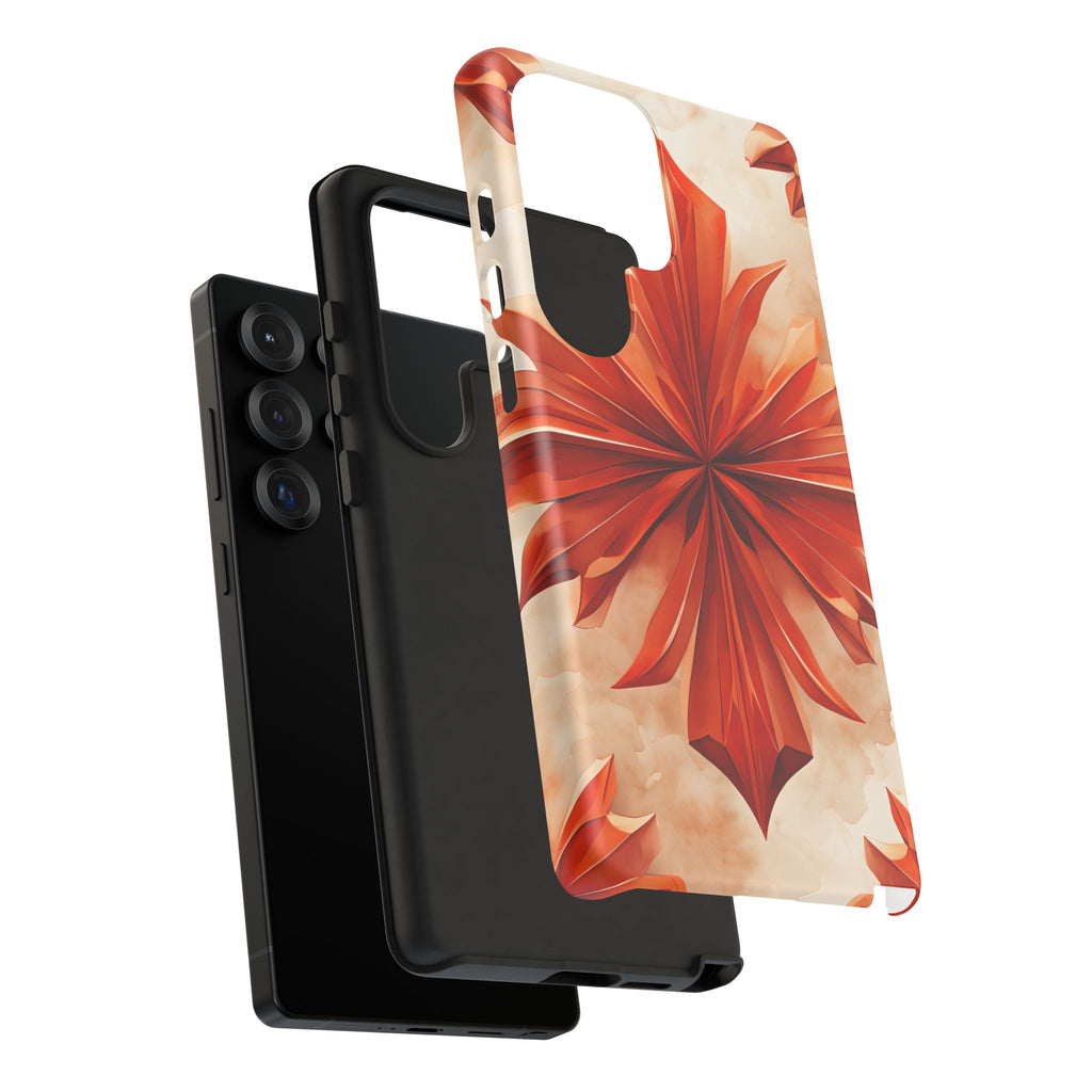 Sunset Fleur Samsung Galaxy S25 Ultra - Kaleidoscope Collection of MagSafe Compatible - Vibrant Sunset Flower Design