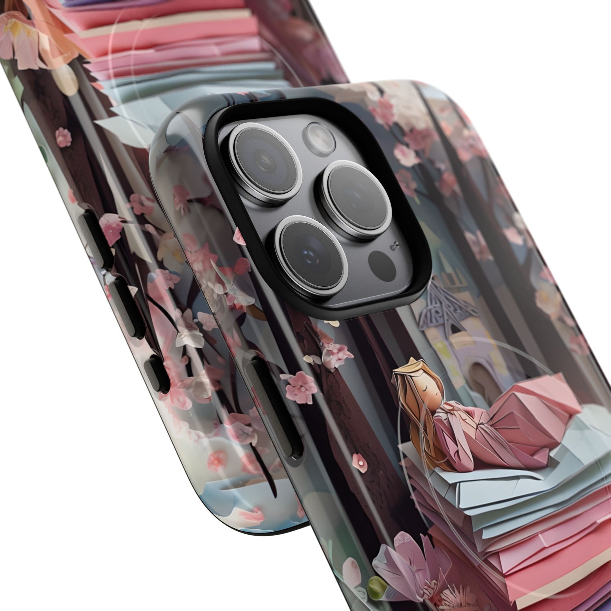 A Good Night's Sleep - iPhone 15 Pro Max MagSafe Phone Case - Whimsical Fantasy Floral Design