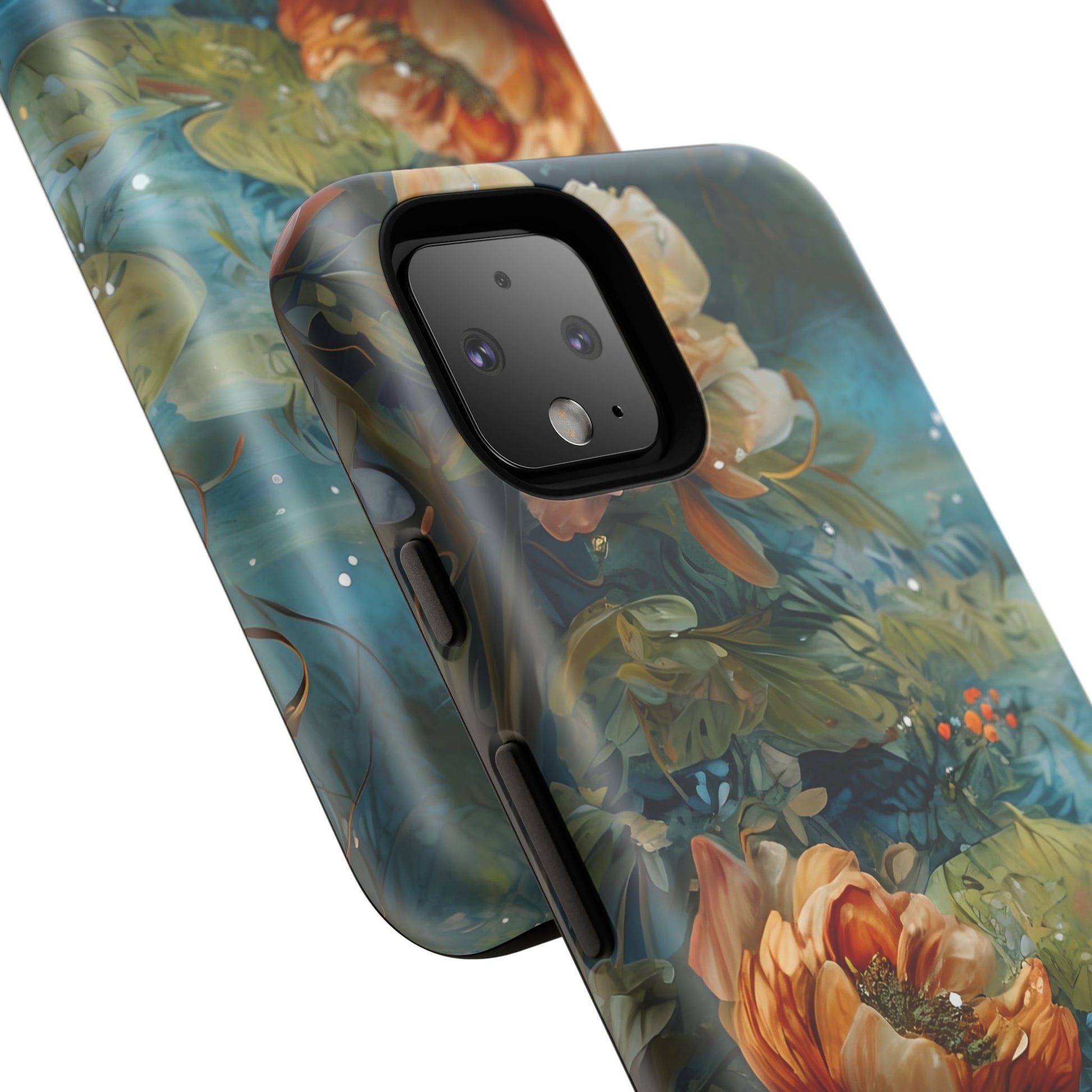 Waterlily Nocturne Tough Case for Google Pixel 4 - Premium Artistic Shockproof Cover, Elegant Protective Phone Case