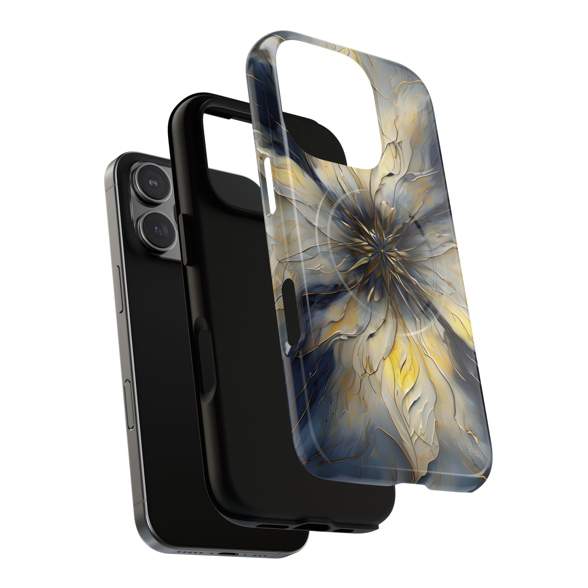 Luxury Luminous Petal MagSafe iPhone 16 Pro - Designer Shockproof Cover