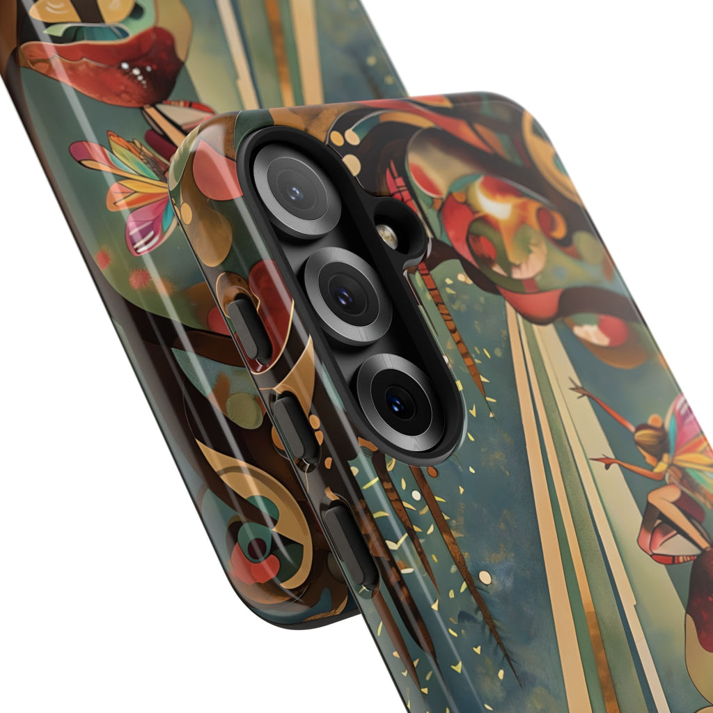 Enchanted Orchard Samsung Galaxy S25 Tough Case - Artistic Fairy Tale Phone Cover - Elegant Protective Fantasy Art Accessory