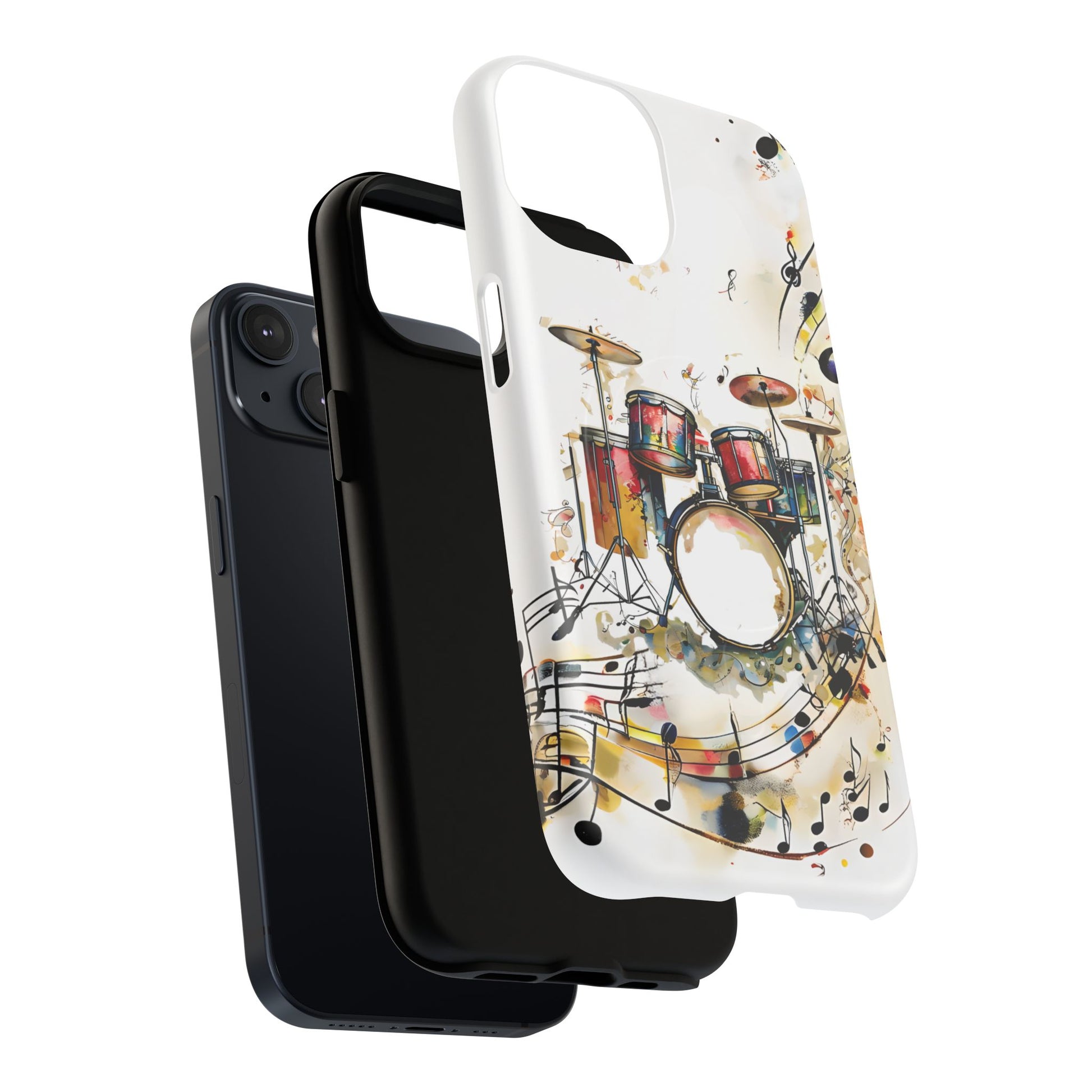 Beatline Abstract Drums & Music Notes iPhone 14 MagSafe Case