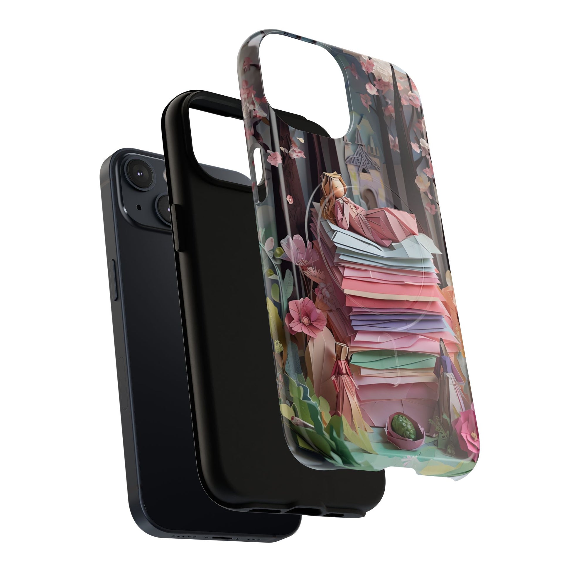 A Good Night's Sleep - iPhone 14 MagSafe Phone Case - Whimsical Fantasy Floral Design