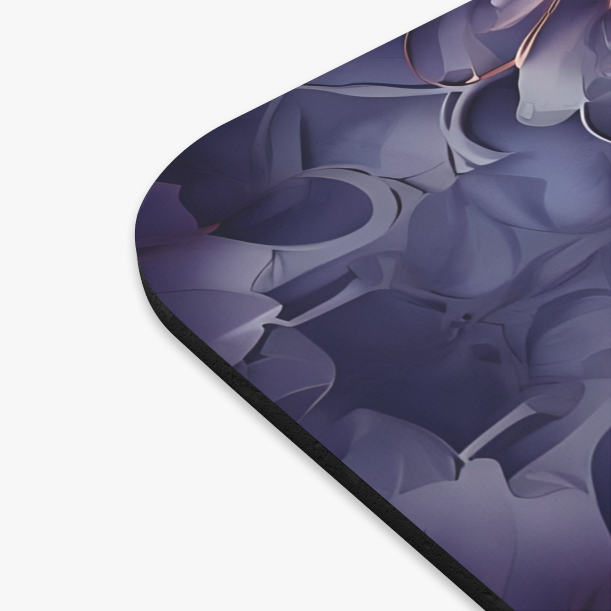 Close-up of Twilight Tapestry mouse pad showing printed floral pattern detail
