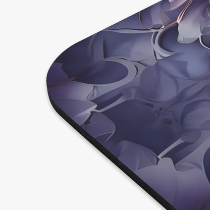 Close-up of Twilight Tapestry mouse pad showing printed floral pattern detail