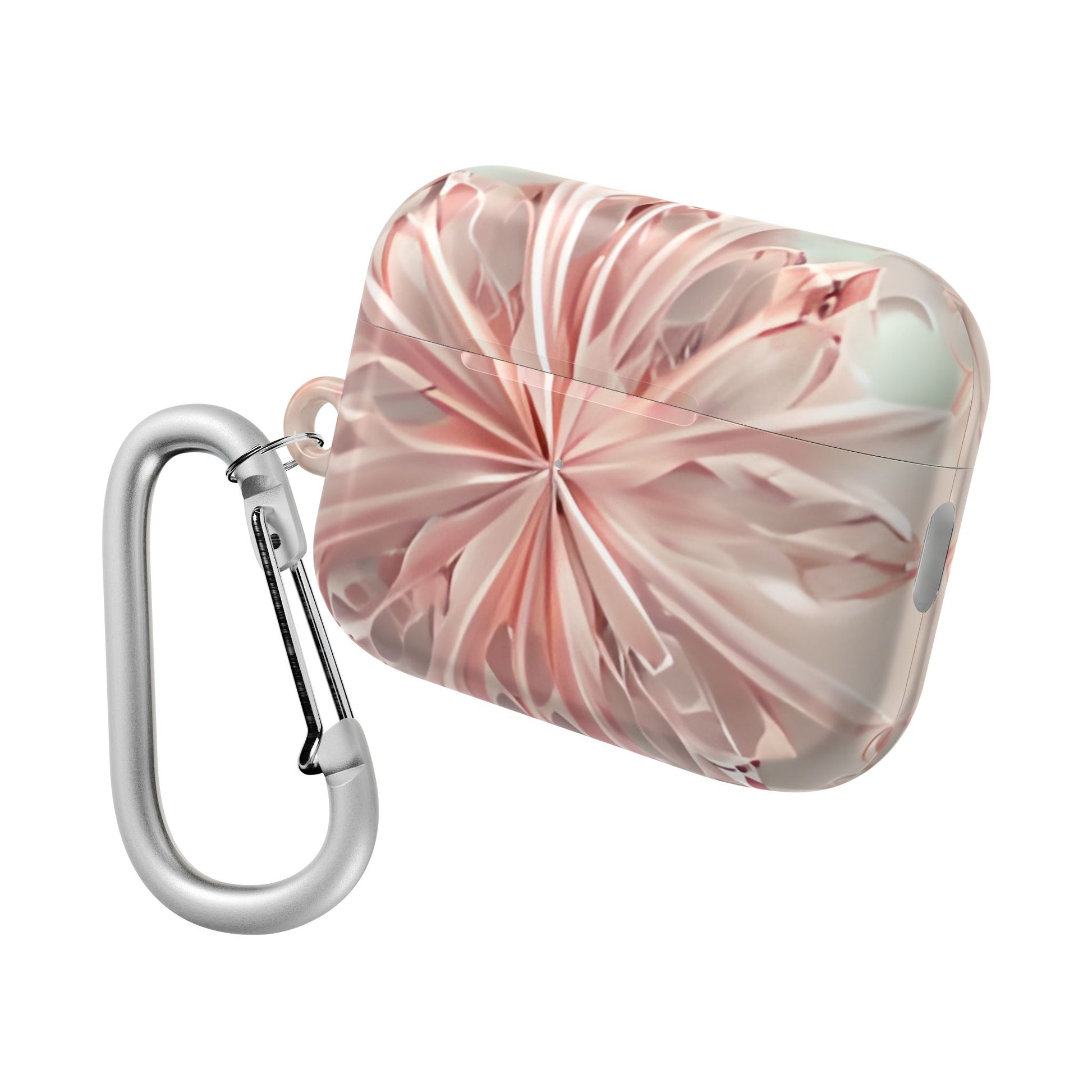Blush Frost AirPod Case - Pink Snowflake Earbud Cover for Gen 1, 2, 3, Pro Gen 1 & 2