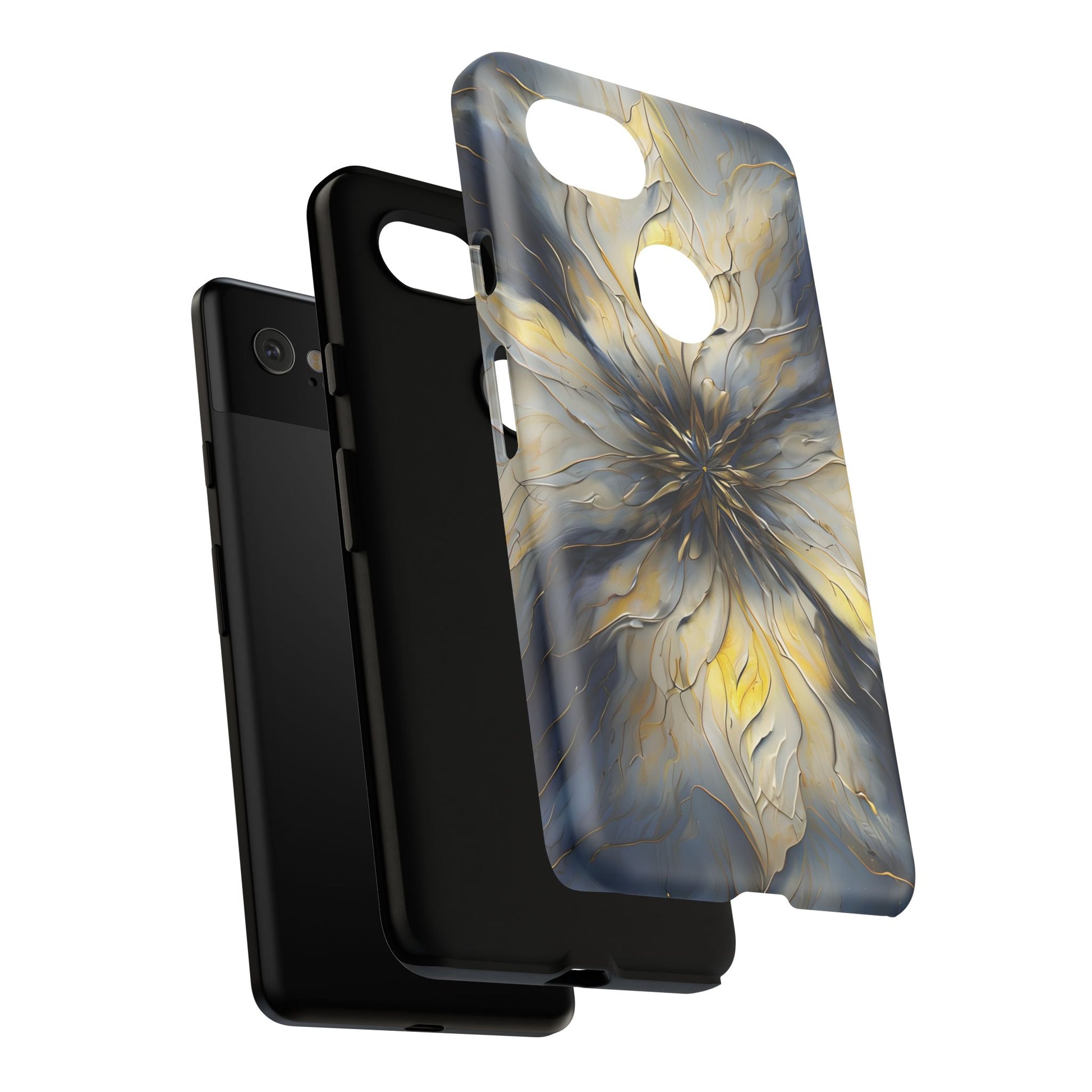 Luminous Petal Tough Case for Google Pixel 2 XL - Premium Artistic Shockproof Cover, Elegant Protective Phone Case