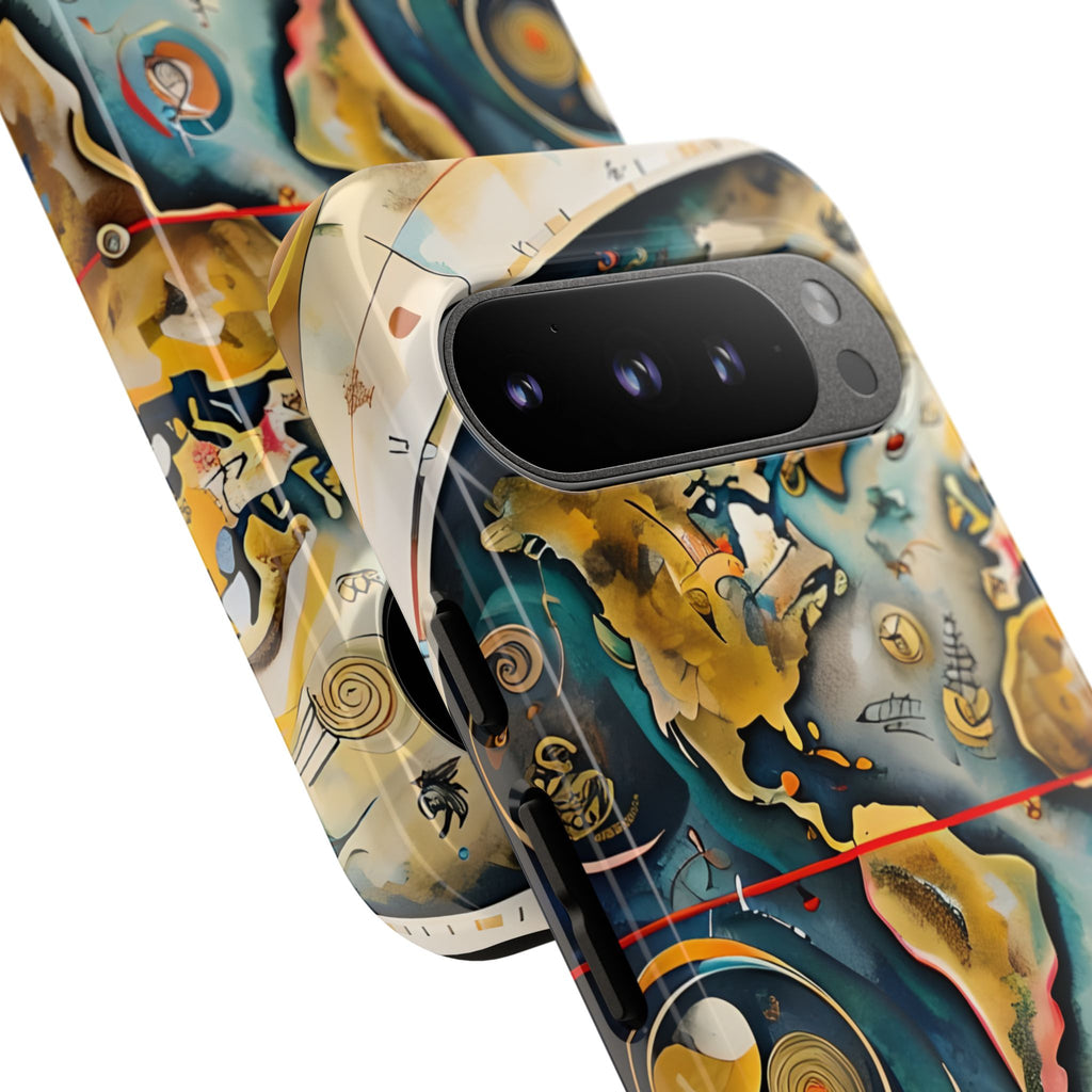 Celestial Map Google Pixel 9 Pro Tough Case - Antique Star Chart Phone Cover