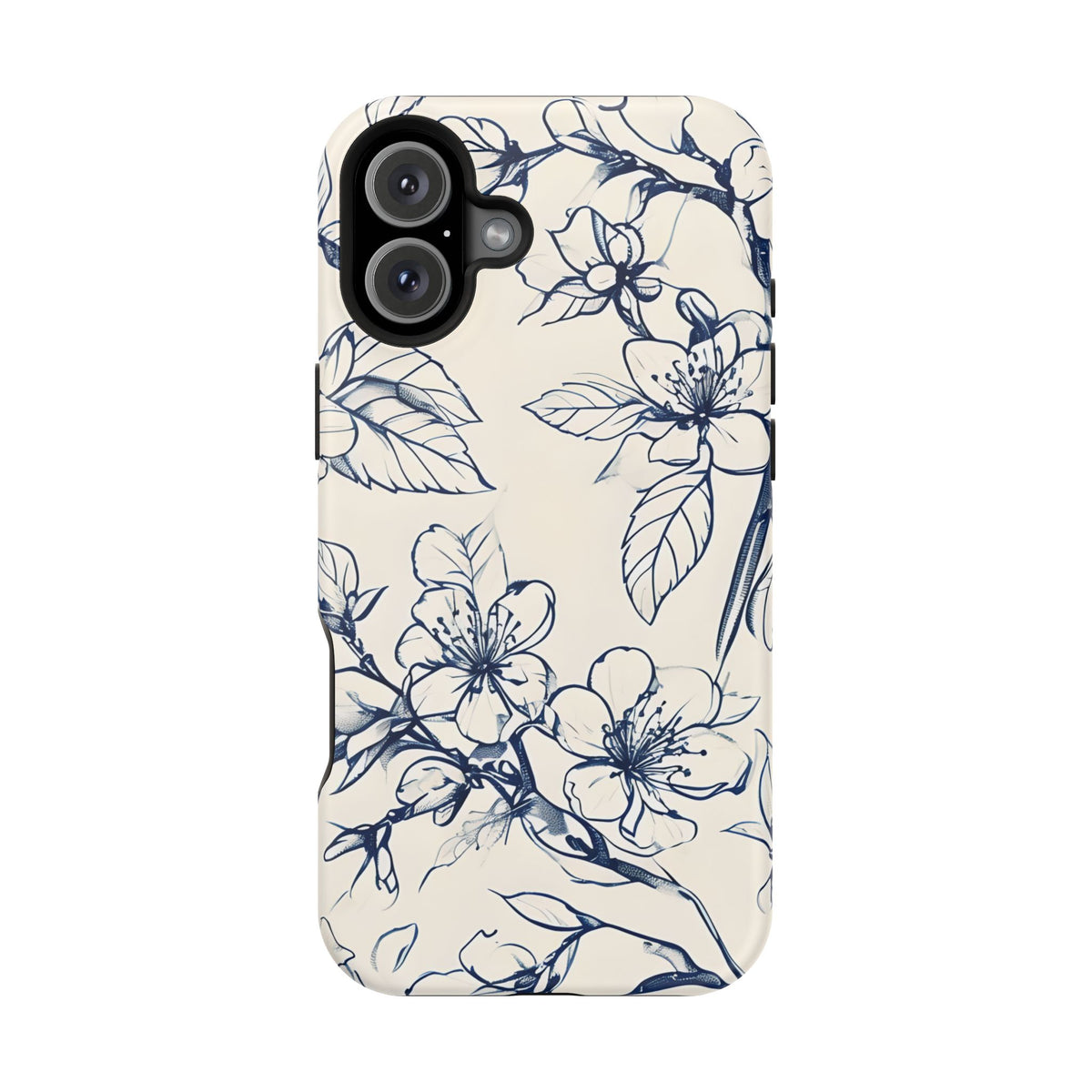 Blossom Sketch iPhone MagSafe Case