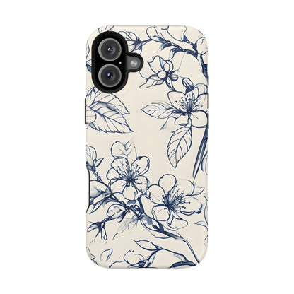 Blossom Sketch iPhone MagSafe Case