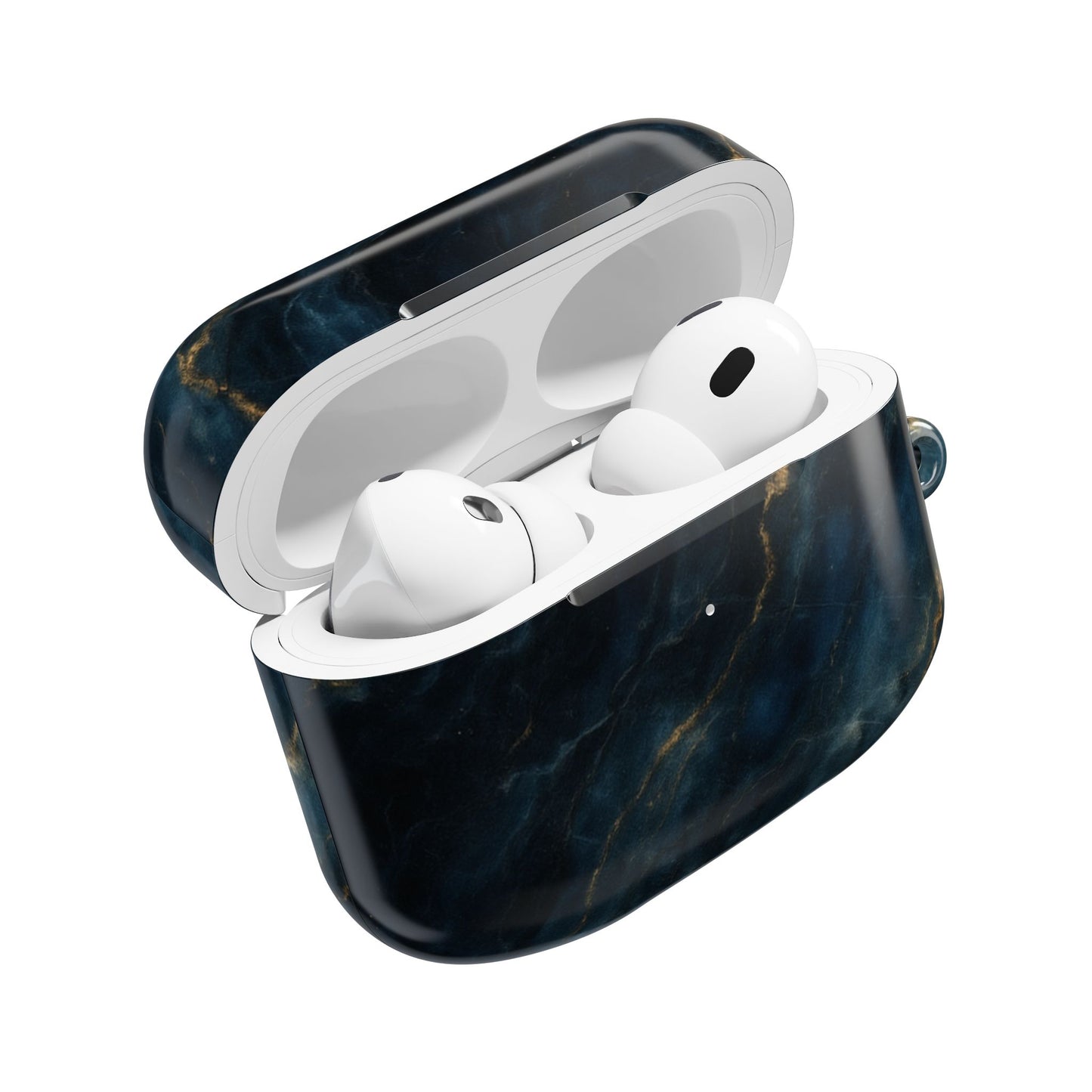 Midnight Marble AirPod Case - Navy & Gold Marble Earbud Cover for Gen 1, 2, 3, Pro Gen 1 & 2