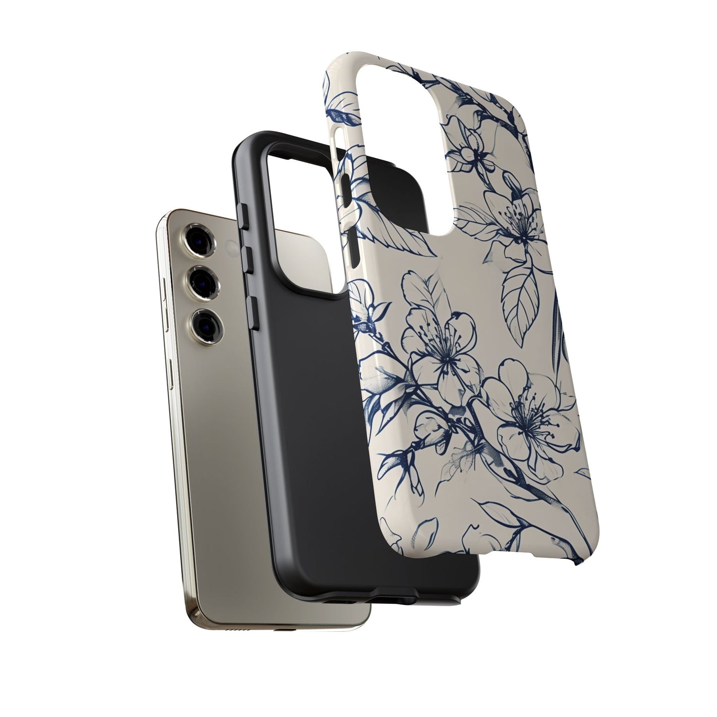 Blossom Sketch Samsung Galaxy Tough Case