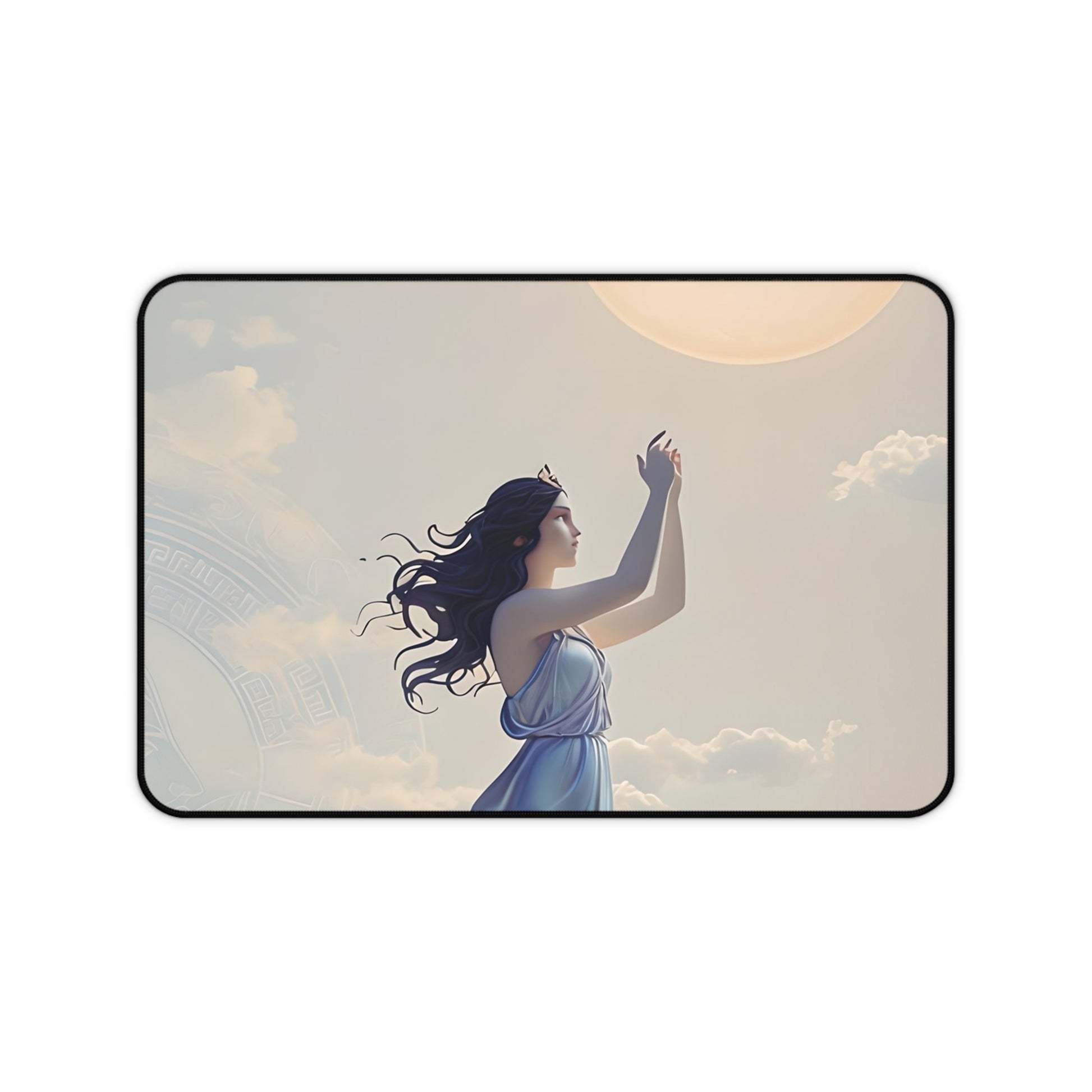 Moonlit Ascent Desk Mat - Premium Office Desk Pad, 3 Sizes Available, Artistic Workspace Protection