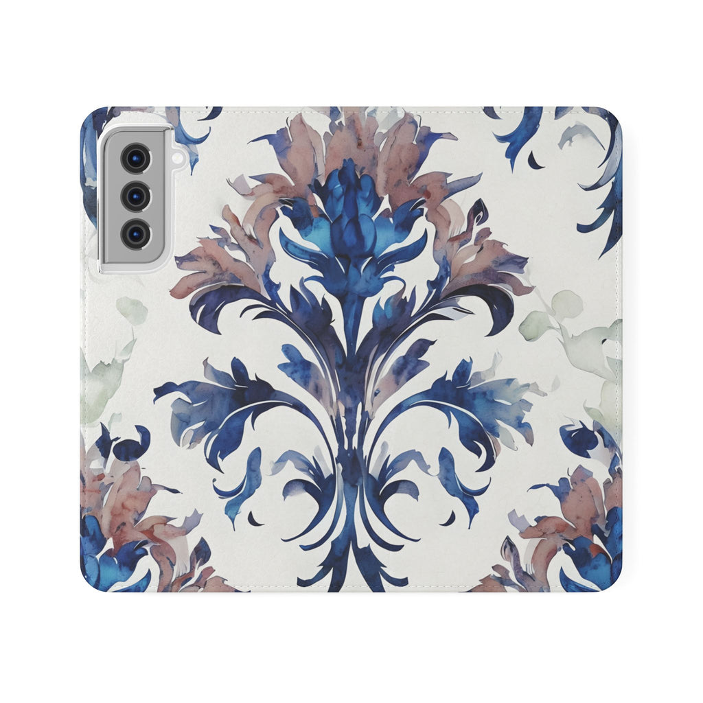 Delft Reverie - Abstract Wallet Phone Case for Samsung Galaxy S21