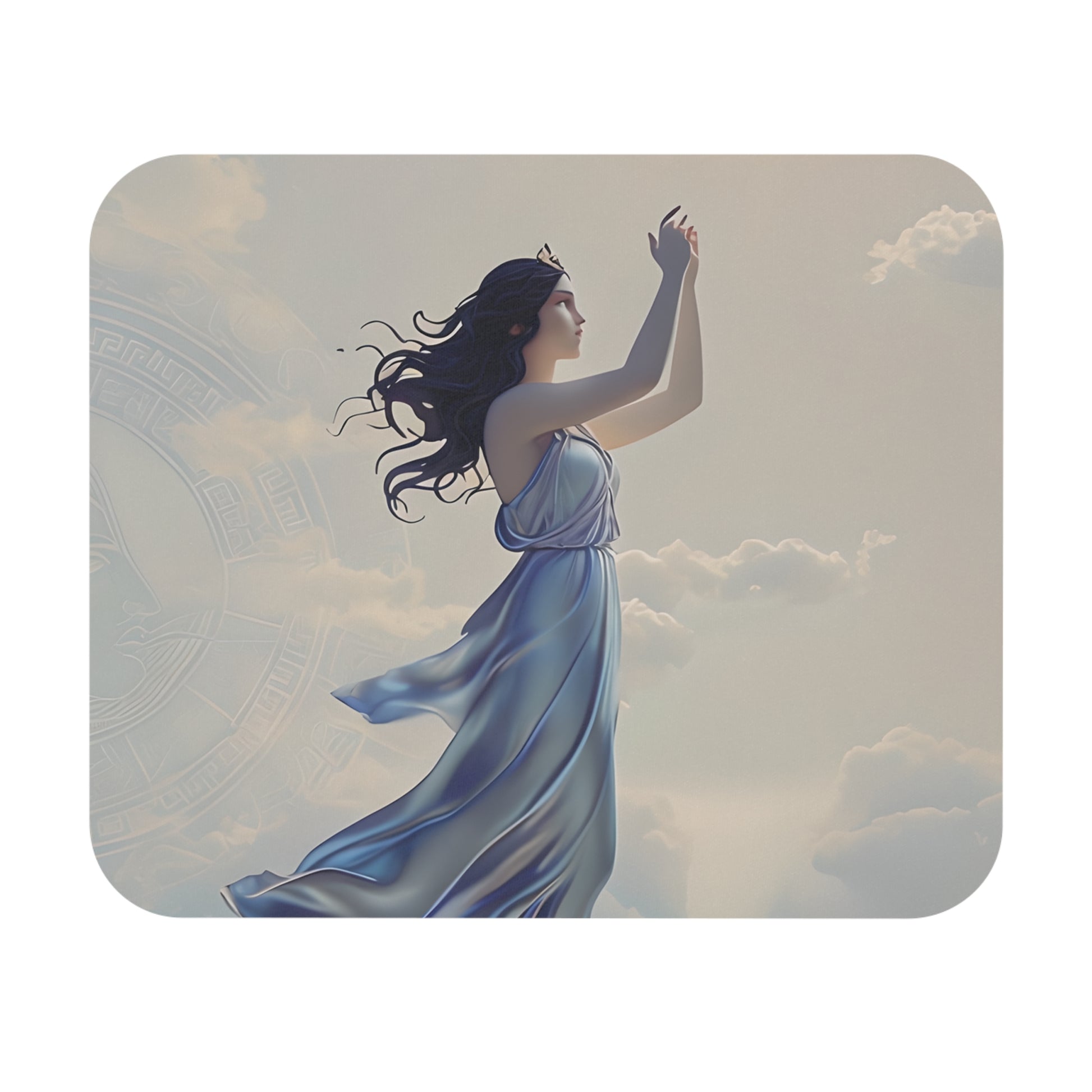 Moonlit Ascend Mouse Pad - Premium 9x8 " Non-Slip Desk Mat for Work, Gaming & Office Decor