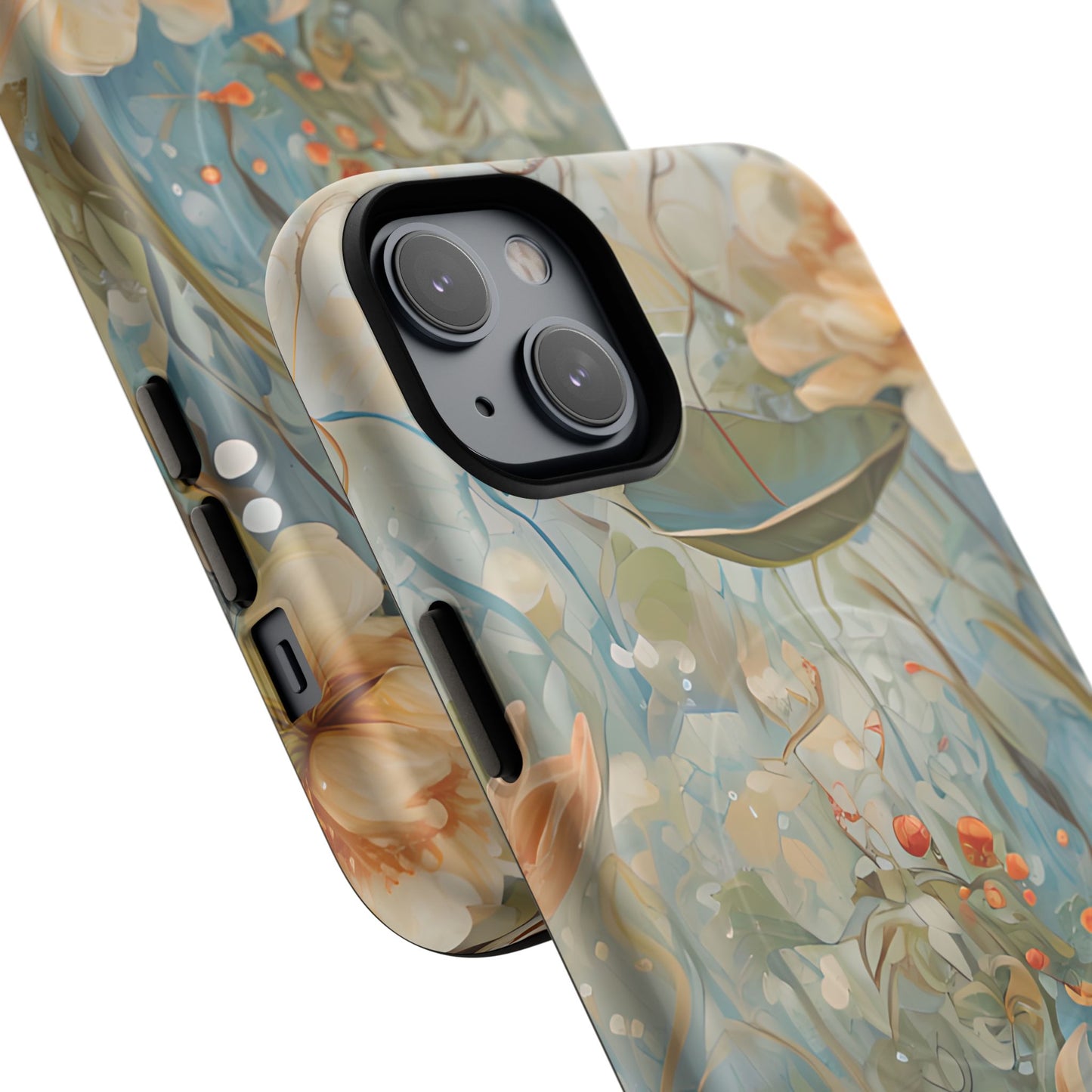 Waterlily Dreamscape - Artistic Floral iPhone MagSafe Phone Case -Waterlily & Lotus Design