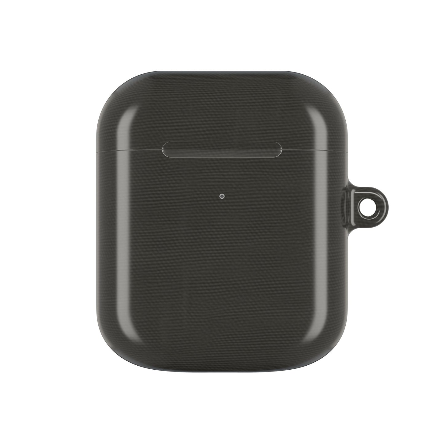 Charcoal Linen AirPods Case - Minimalist Charcoal Cover for Gen 1, 2, 3, Pro Gen 1 & 2