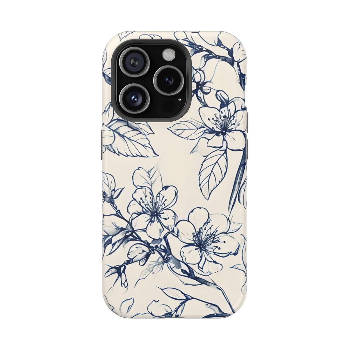 Blossom Sketch iPhone MagSafe Case