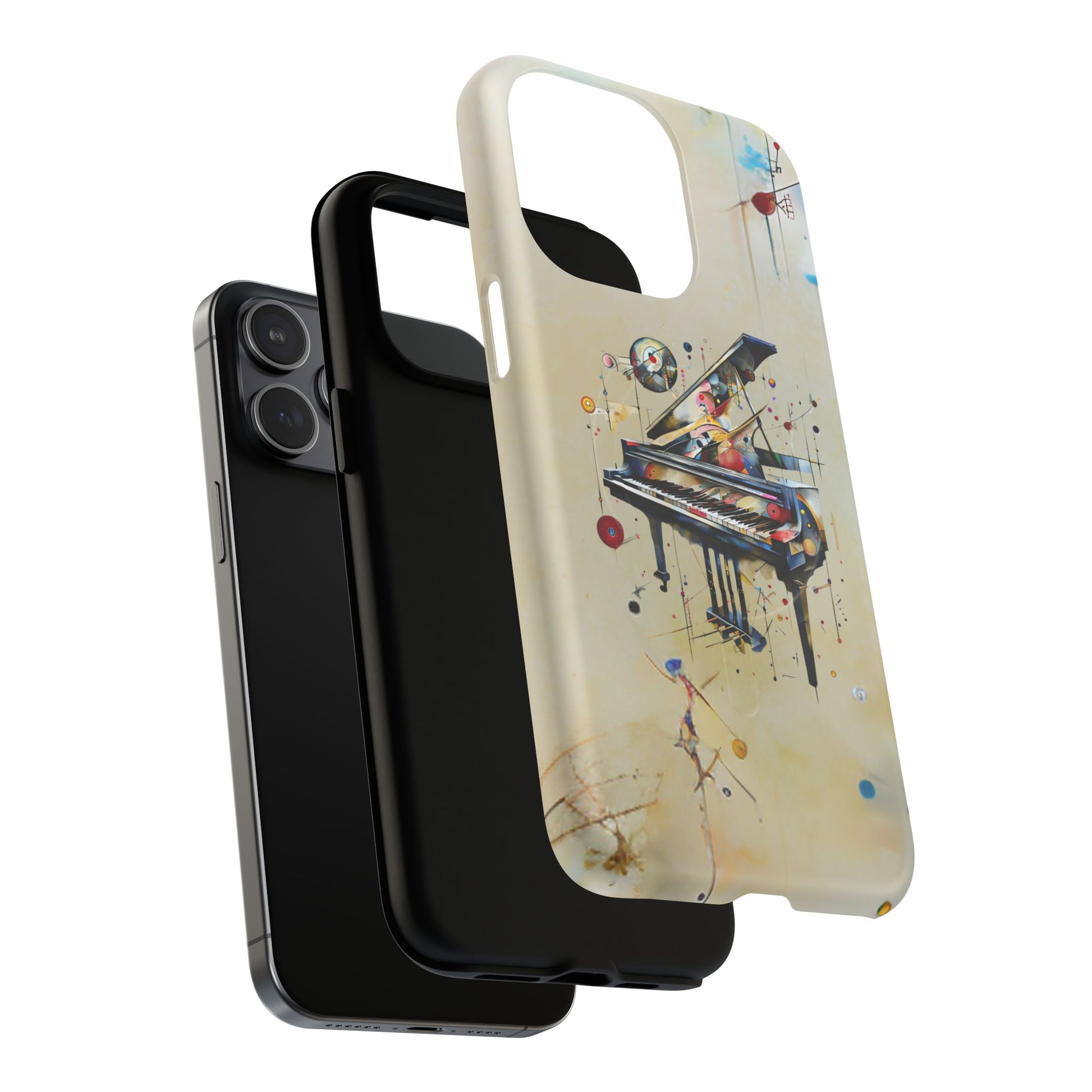 Keys of Imagination Artistic Grand Piano iPhone 15 Pro Max MagSafe Case