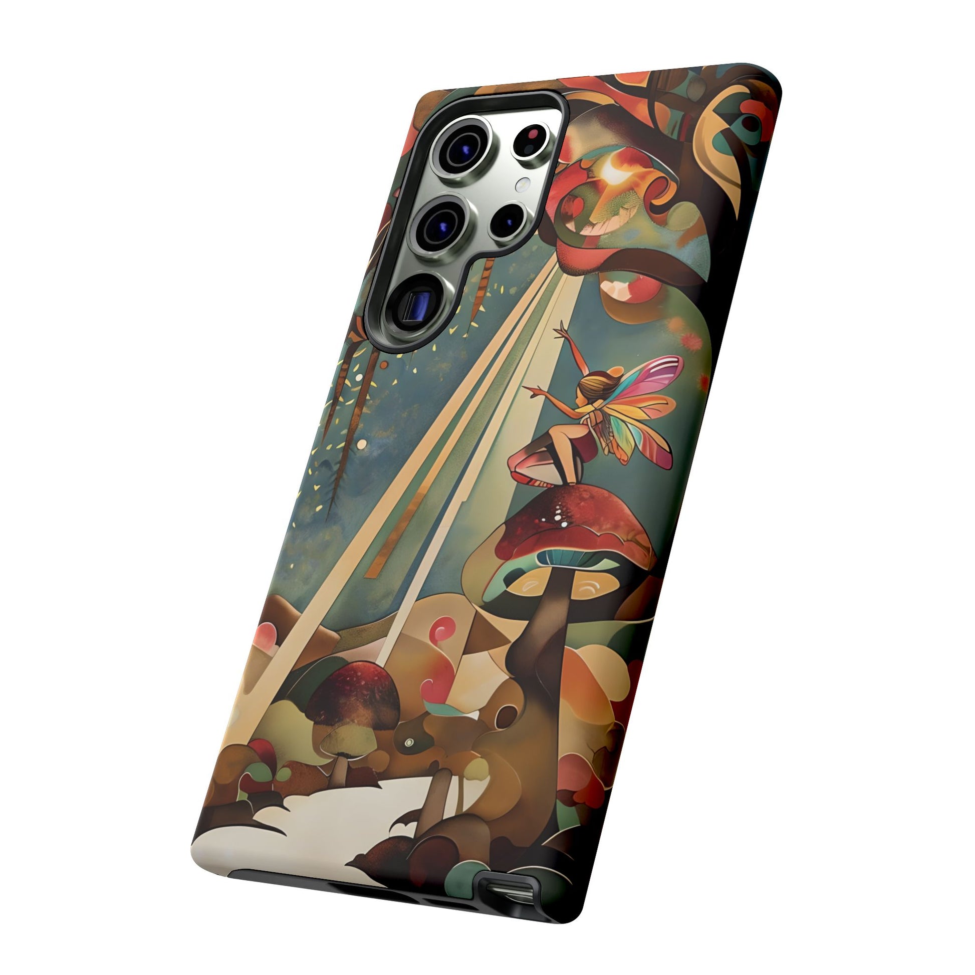 Enchanted Orchard Samsung Galaxy S23 Ultra Tough Case - Artistic Fairy Tale Phone Cover - Elegant Protective Fantasy Art Accessory