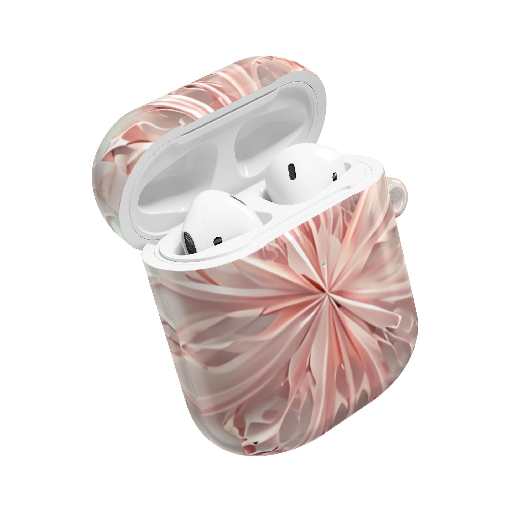 Blush Frost AirPod Case - Pink Snowflake Earbud Cover for Gen 1, 2, 3, Pro Gen 1 & 2
