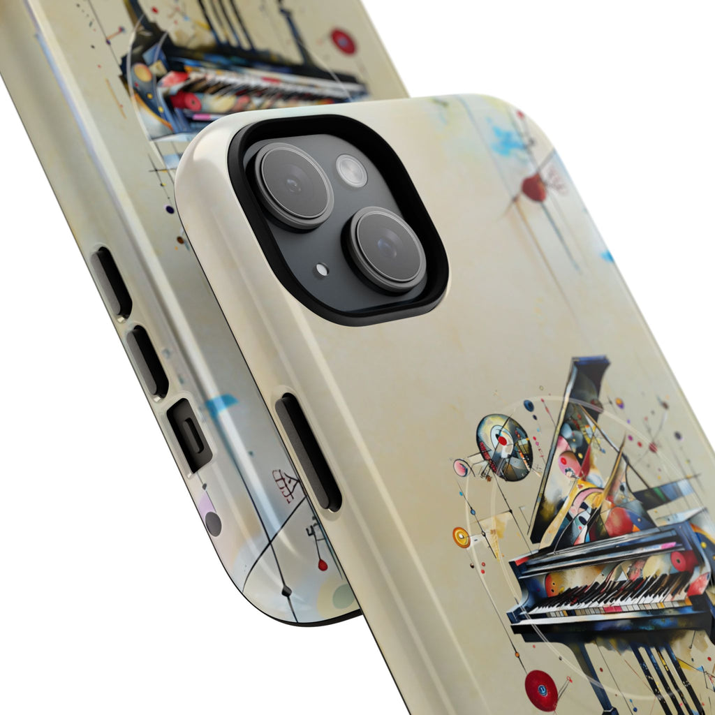 Keys of Imagination Artistic Grand Piano iPhone 15 Plus MagSafe Case