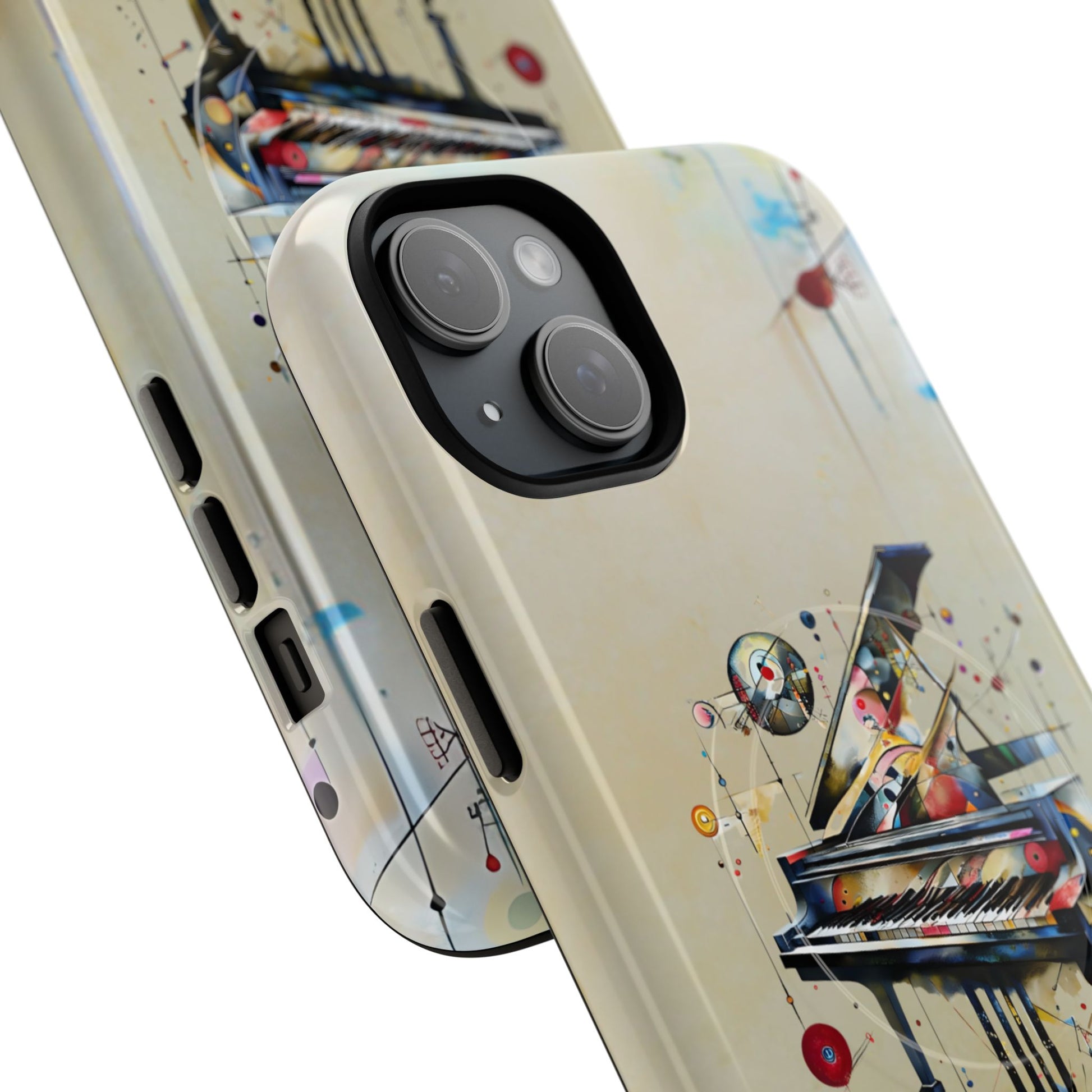 Keys of Imagination Artistic Grand Piano iPhone 15 Plus MagSafe Case