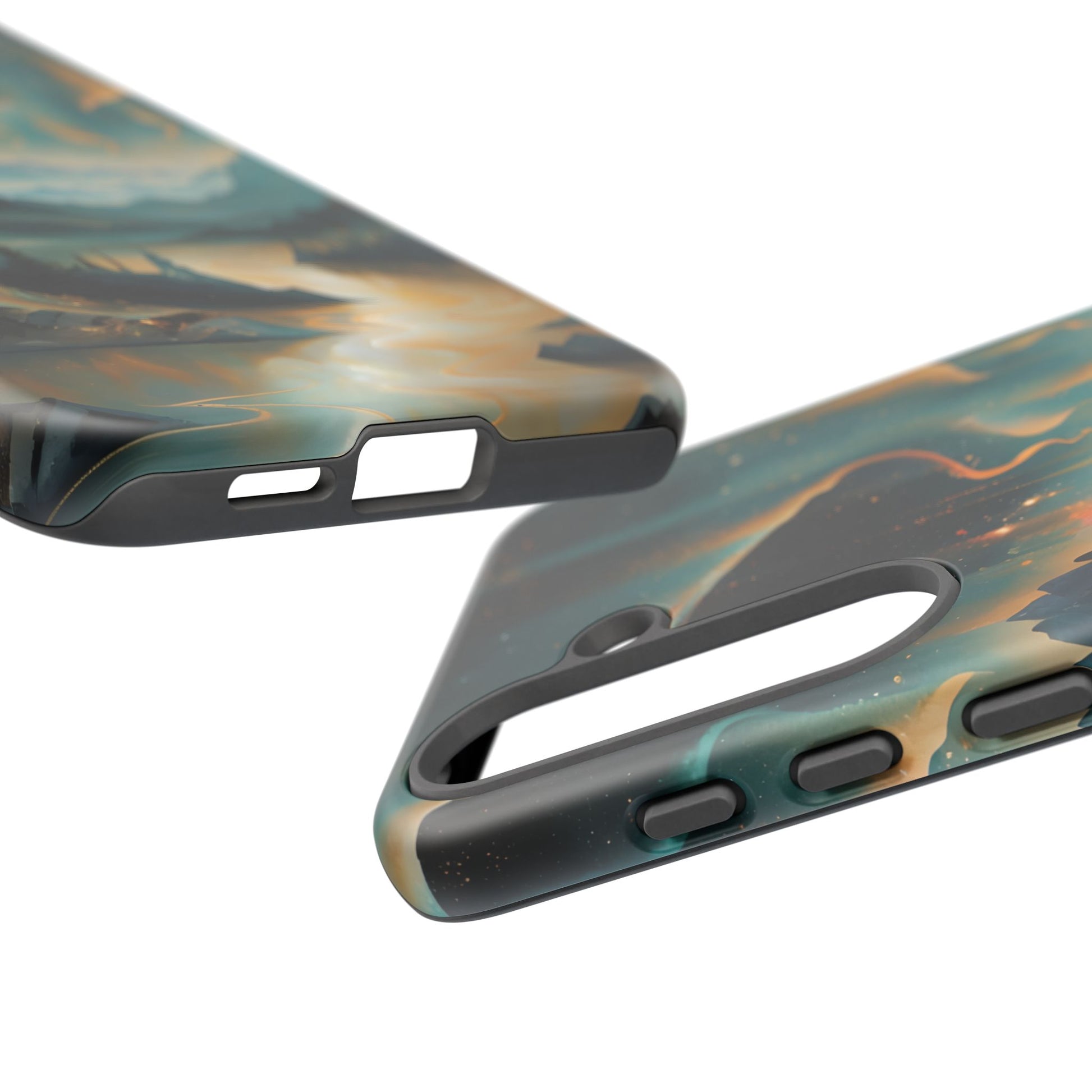 Aurora Dreamscape Samsung Galaxy S25 Plus Tough Case - Artistic Northern Lights Cover - Premium Abstract Design