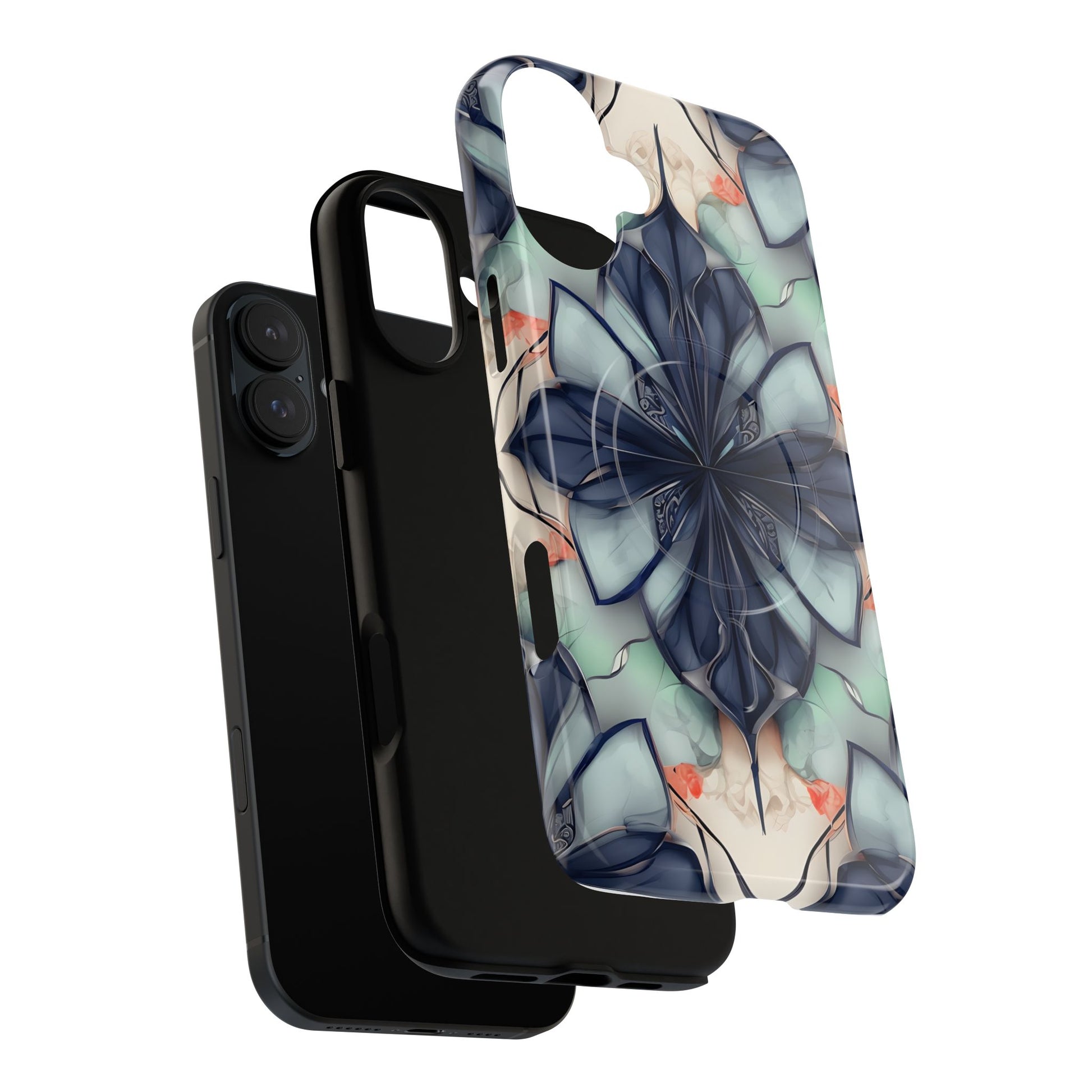 Midnight Mosaic MagSafe iPhone 16 Plus Case - Designer Shockproof Cover