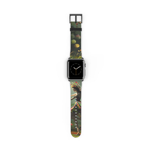 Dancing Wildflower Muse Apple Watch Band Strap - Timeless Design for your Timepiece