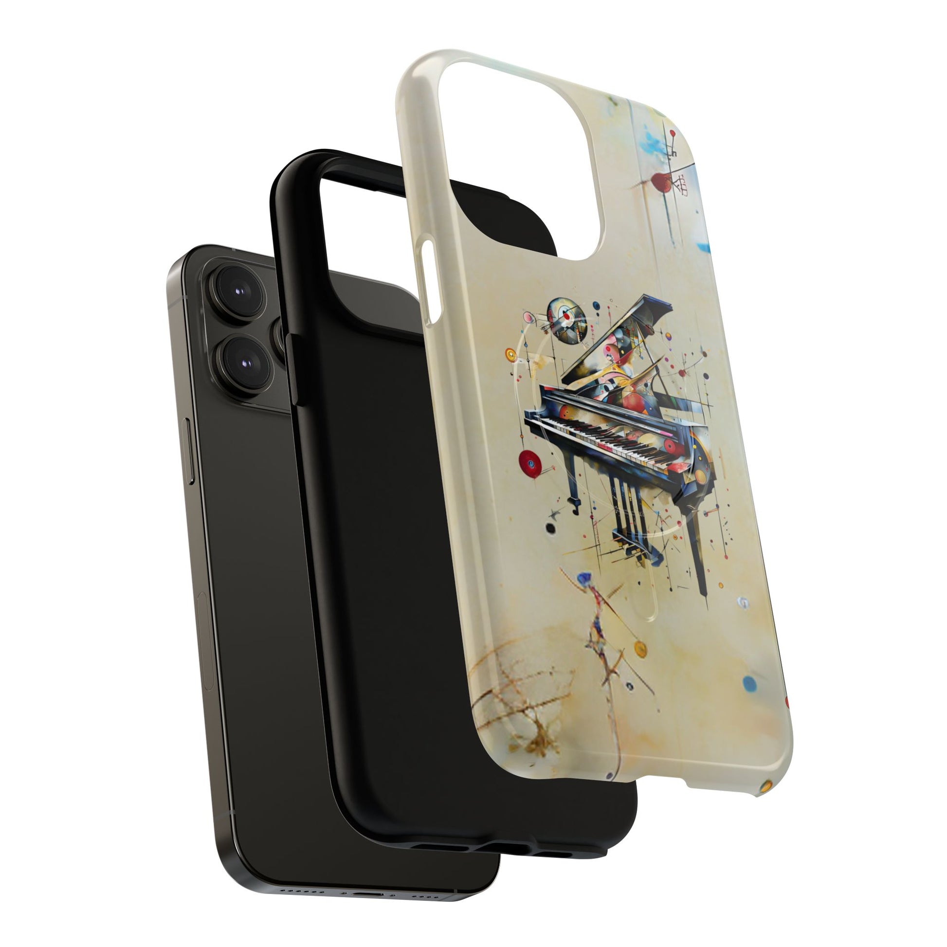 Keys of Imagination Artistic Grand Piano iPhone 14 Pro Max MagSafe Case