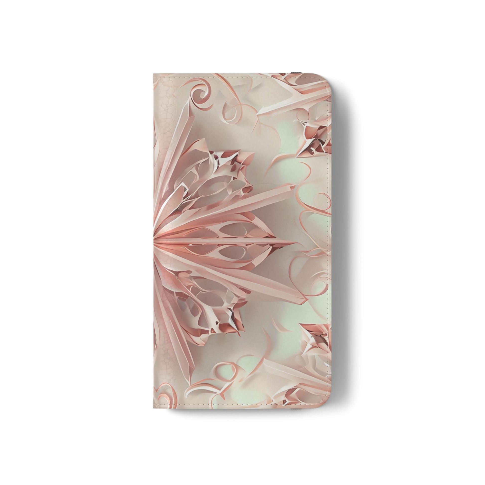 Blush Frost - Abstract Wallet Phone Case for Samsung Galaxy S21