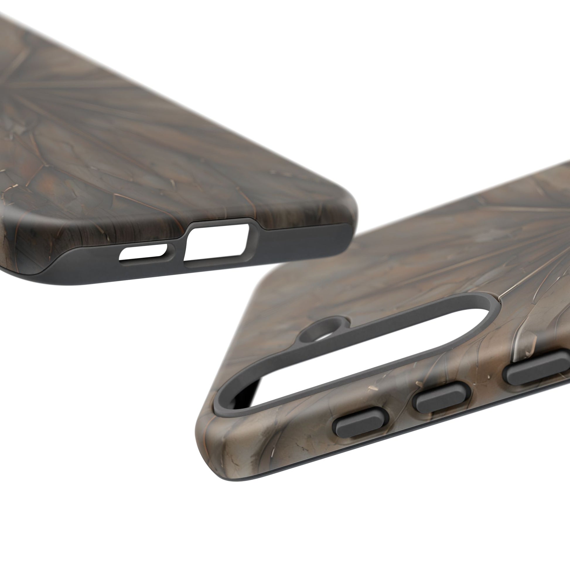Earthstone Mandala - Kaleidoscope Collection Artistic Taupe Burst - Samsung Galaxy S25 Plus Tough Phone Case